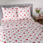 Постельное белье Floox Белое сердце - фото № 5