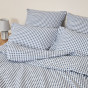 Постельное белье полукомплект Vichy, серо-голубое - фото № 9