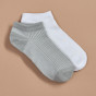 Носки Socks, белые/серые - фото № 4