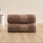 Комплект махровых полотенец Базена/Basena, капучино I - фото № 3