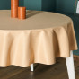 Скатерть круглая Golden ecru - фото № 2