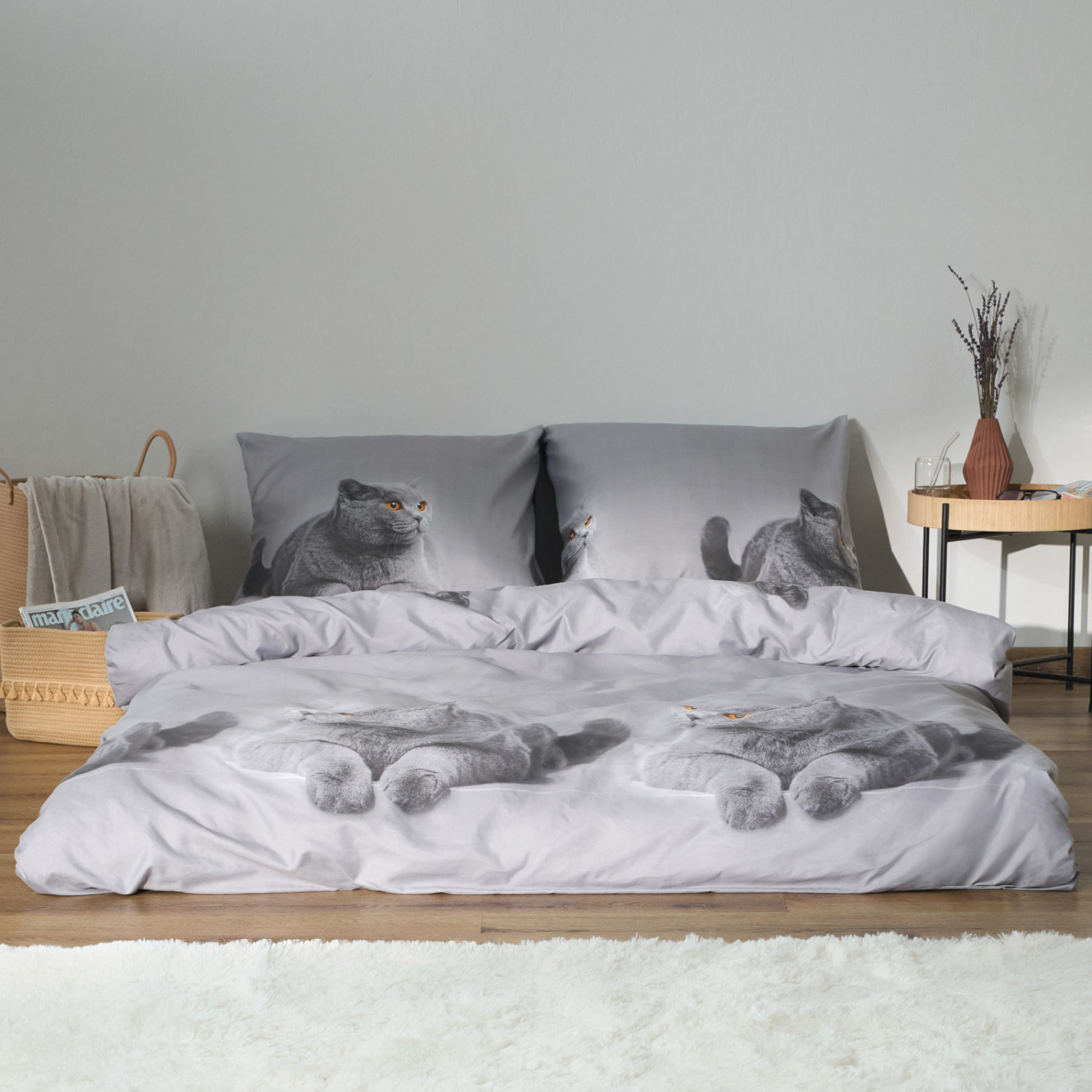 Постельное белье Британский кот - фото № 2