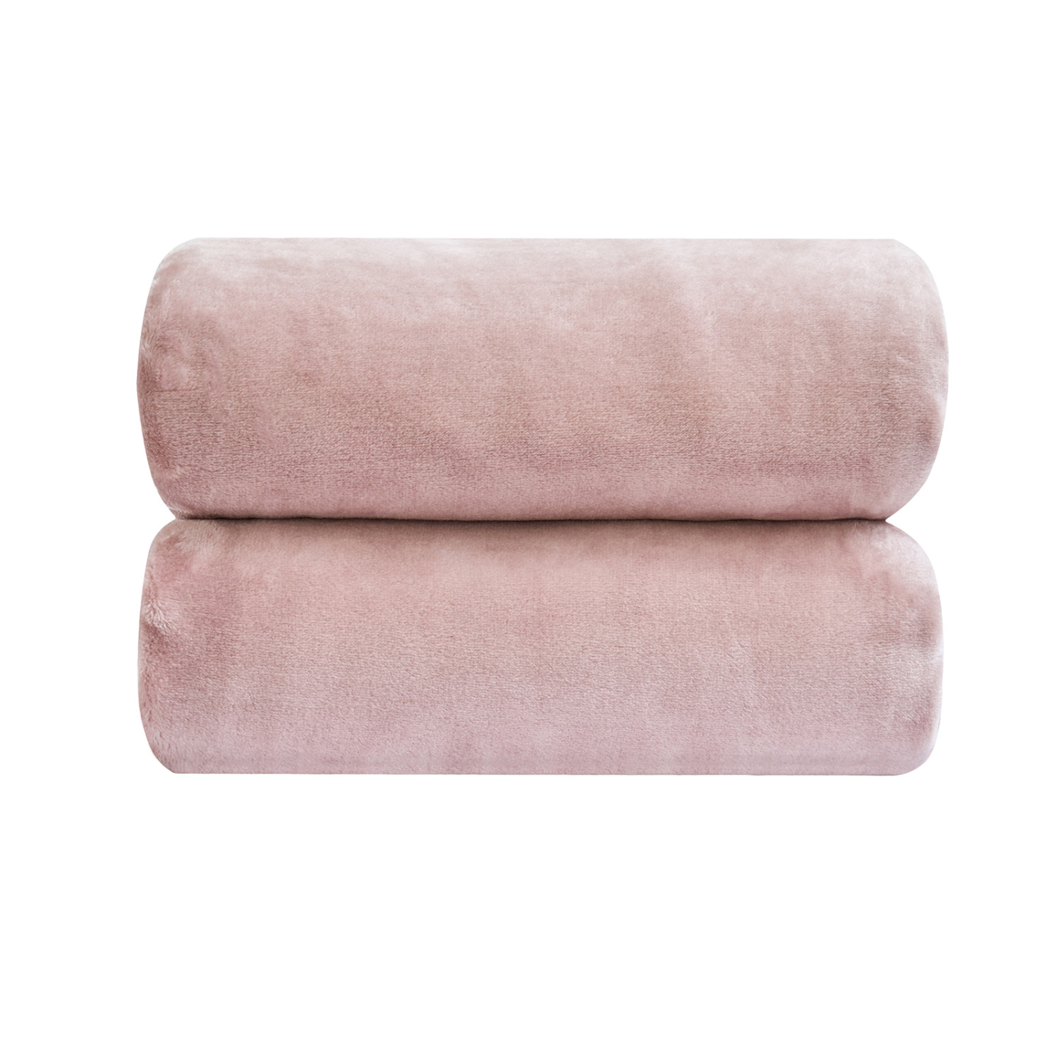 Плед Supersoft, пыльная роза - фото № 9