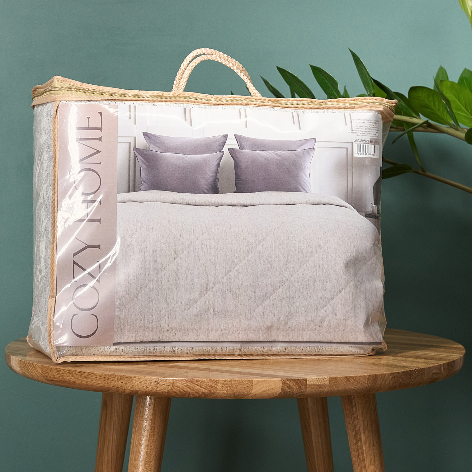 Покрывало Блеск/Lucentezza, серое - фото № 6