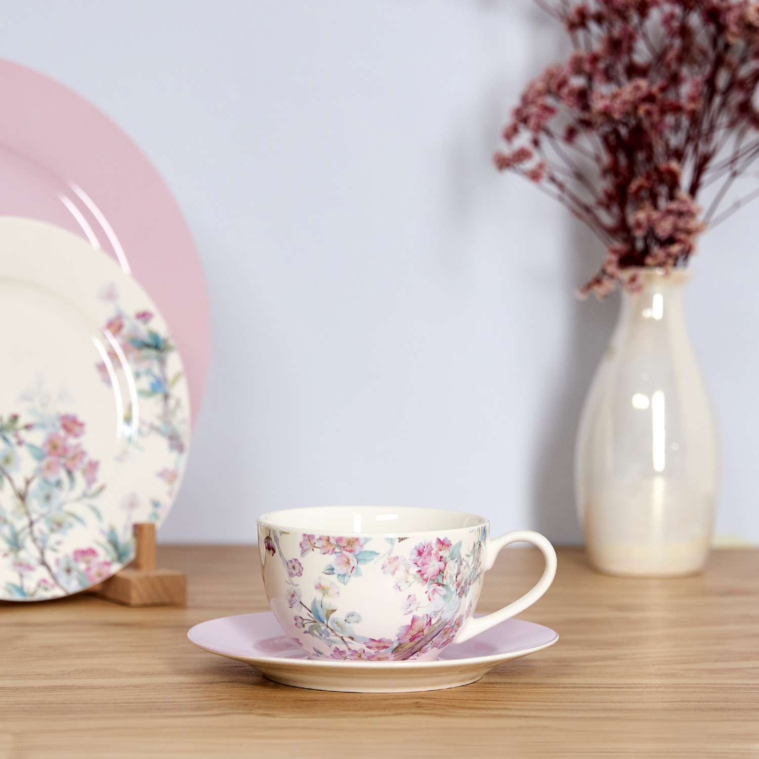 Чайная пара Sakura Розовый купить по цене от руб.