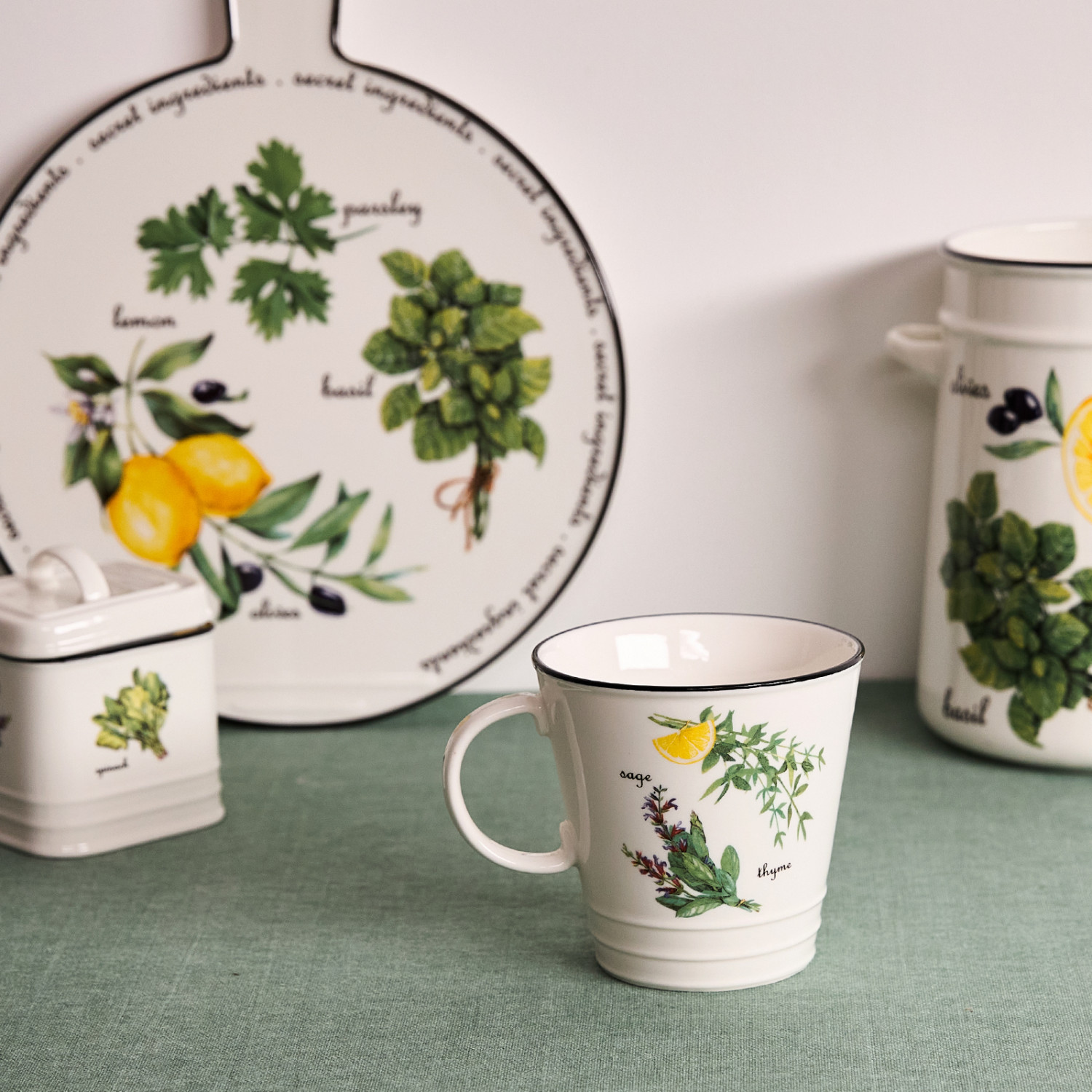 Кружка Lemon mint , 350 мл - фото № 2