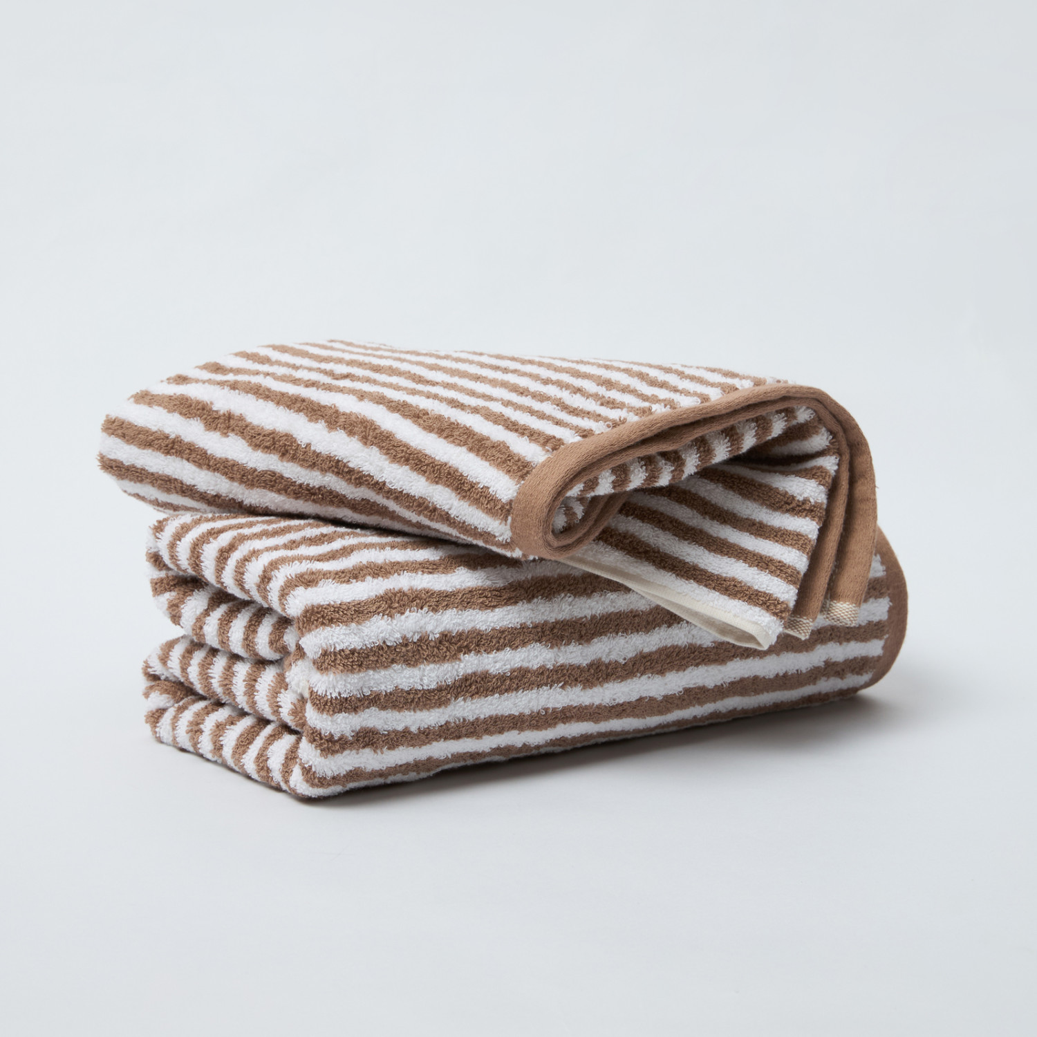 Комплект полотенец Узкая полоска/Striscia stretta, какао