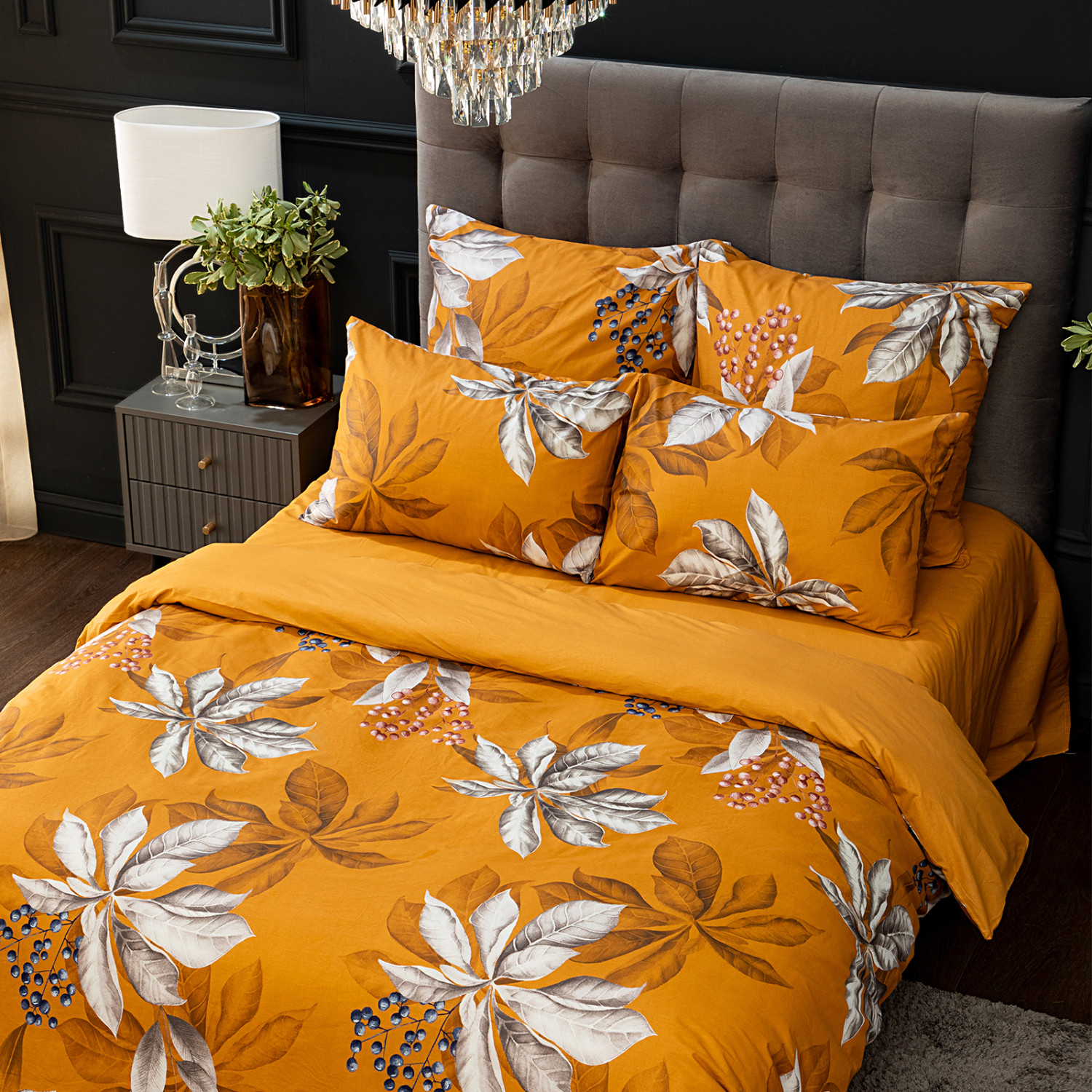 Постельное белье Schefflera перкаль - фото № 4