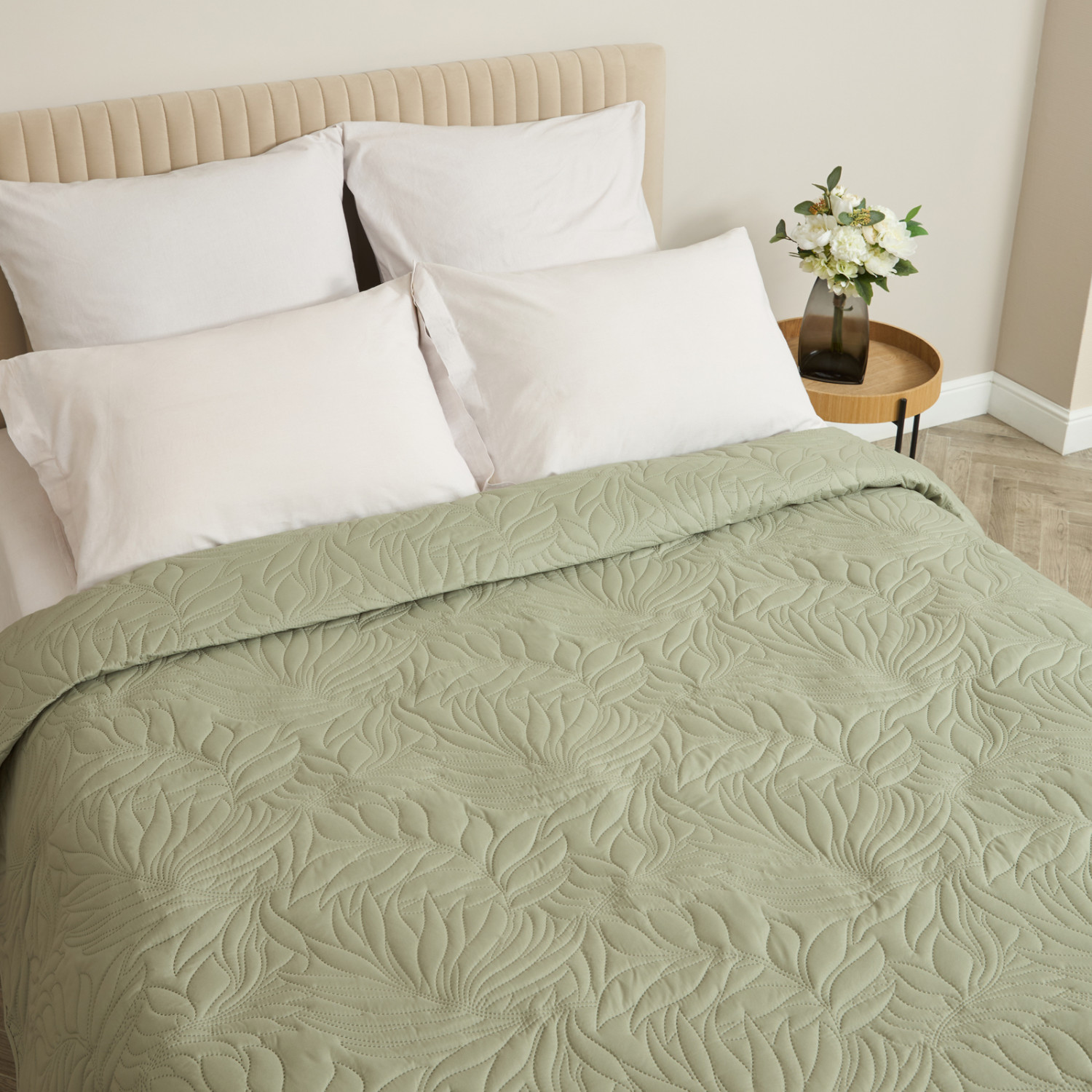 Покрывало Fogliare, олива - фото № 2