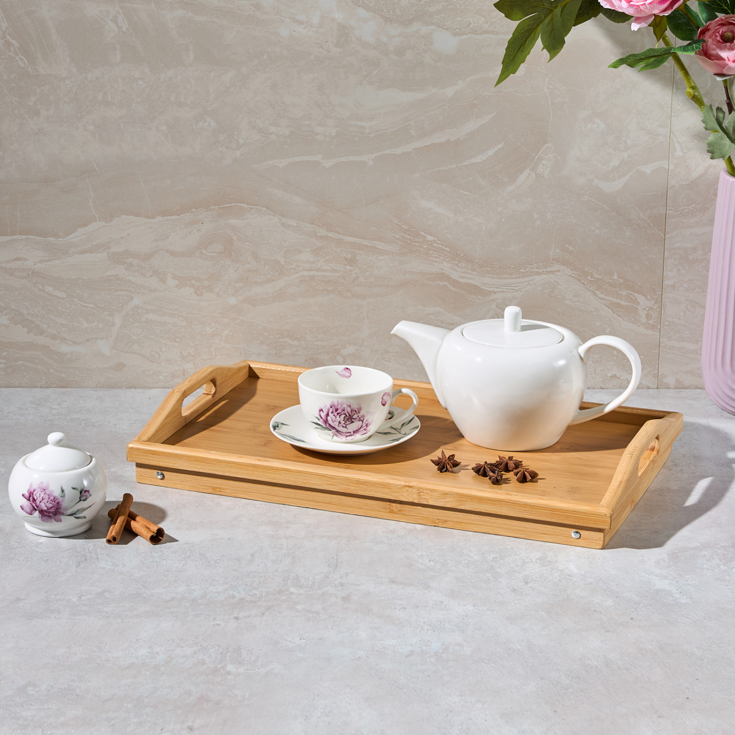 Поднос Дерево/Albero с ножками - фото № 6