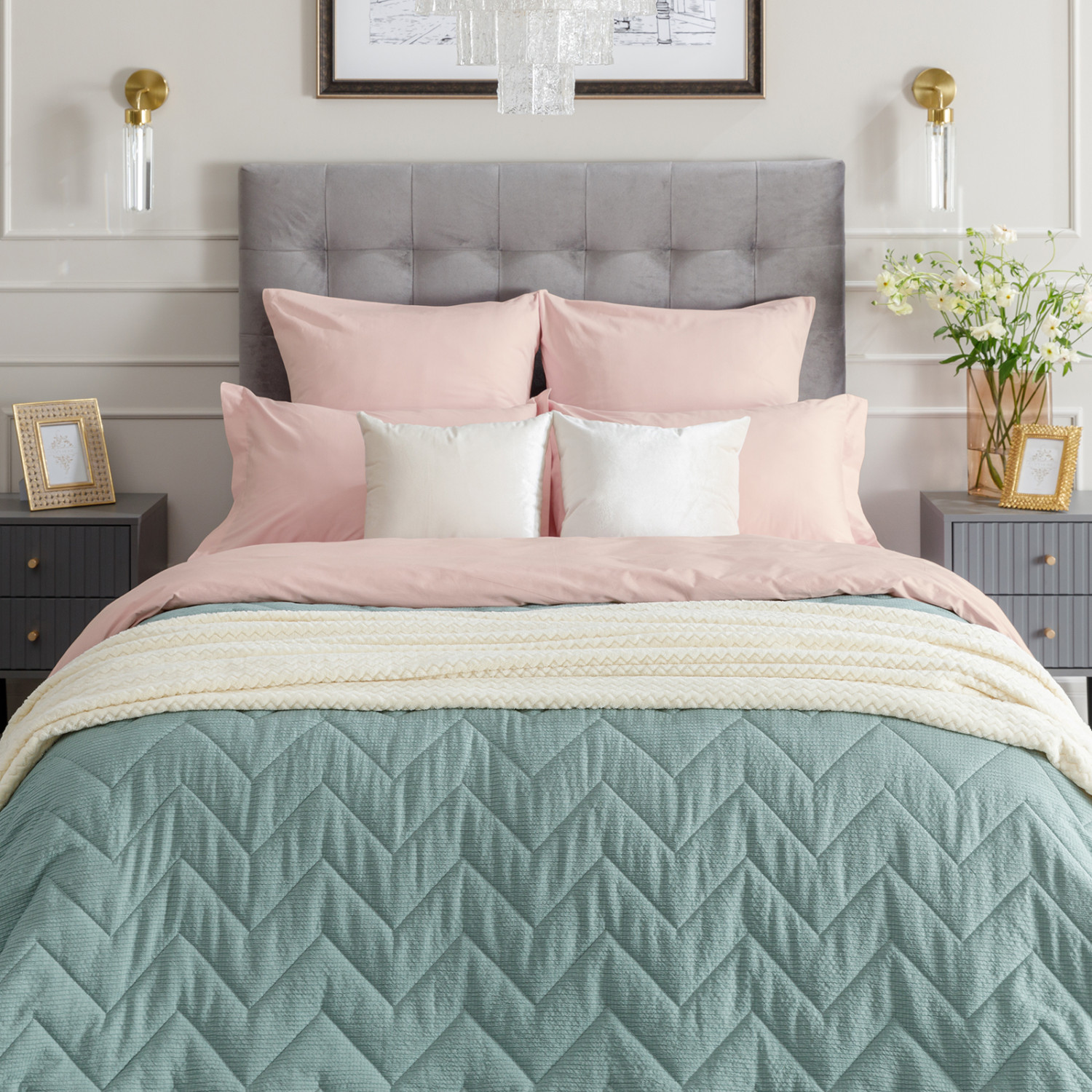 Покрывало Onde, зеленое - фото № 9