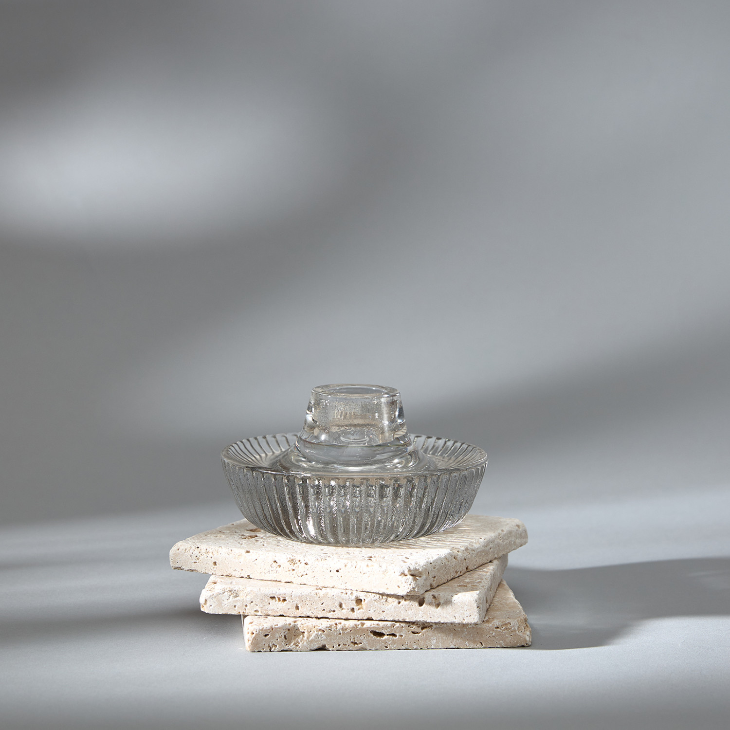 Подсвечник Orlando, серый