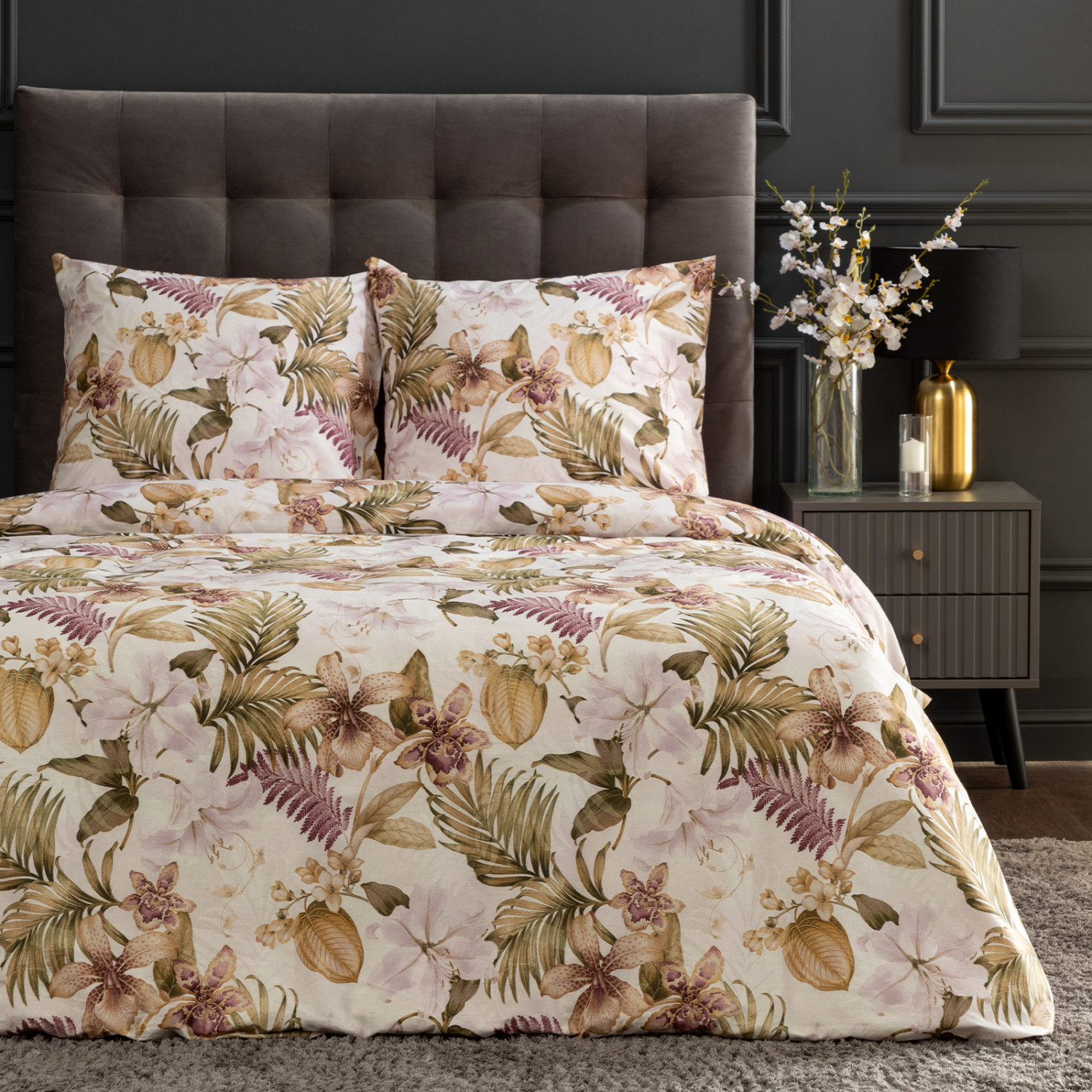 Постельное белье Perfezione, розовое - фото № 7