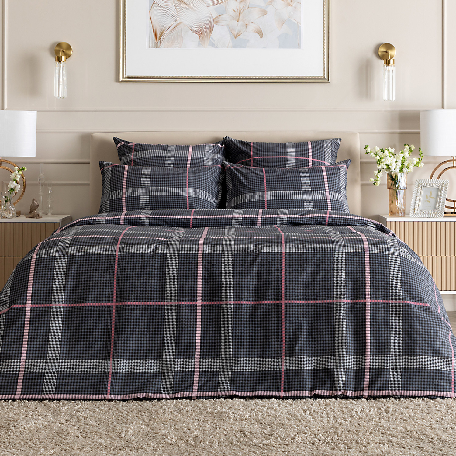 Постельное белье Bonmarito, серый III - фото № 3