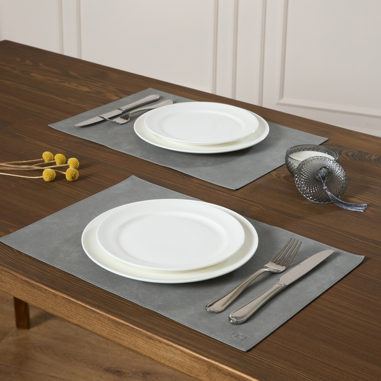 Набор плейсматов Ricky, дымчатый - фото № 5