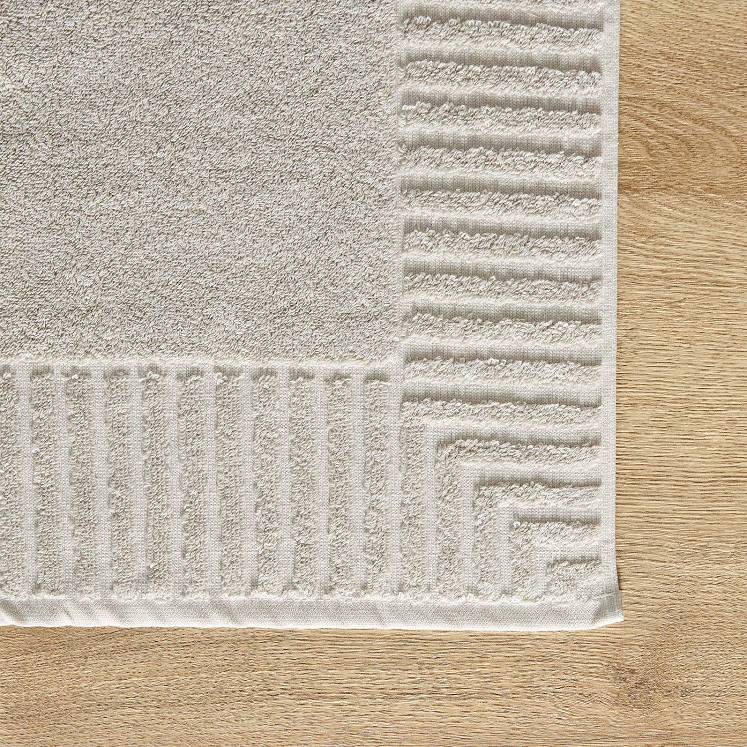 Полотенце махровое Nervato для ног, серое - фото № 2