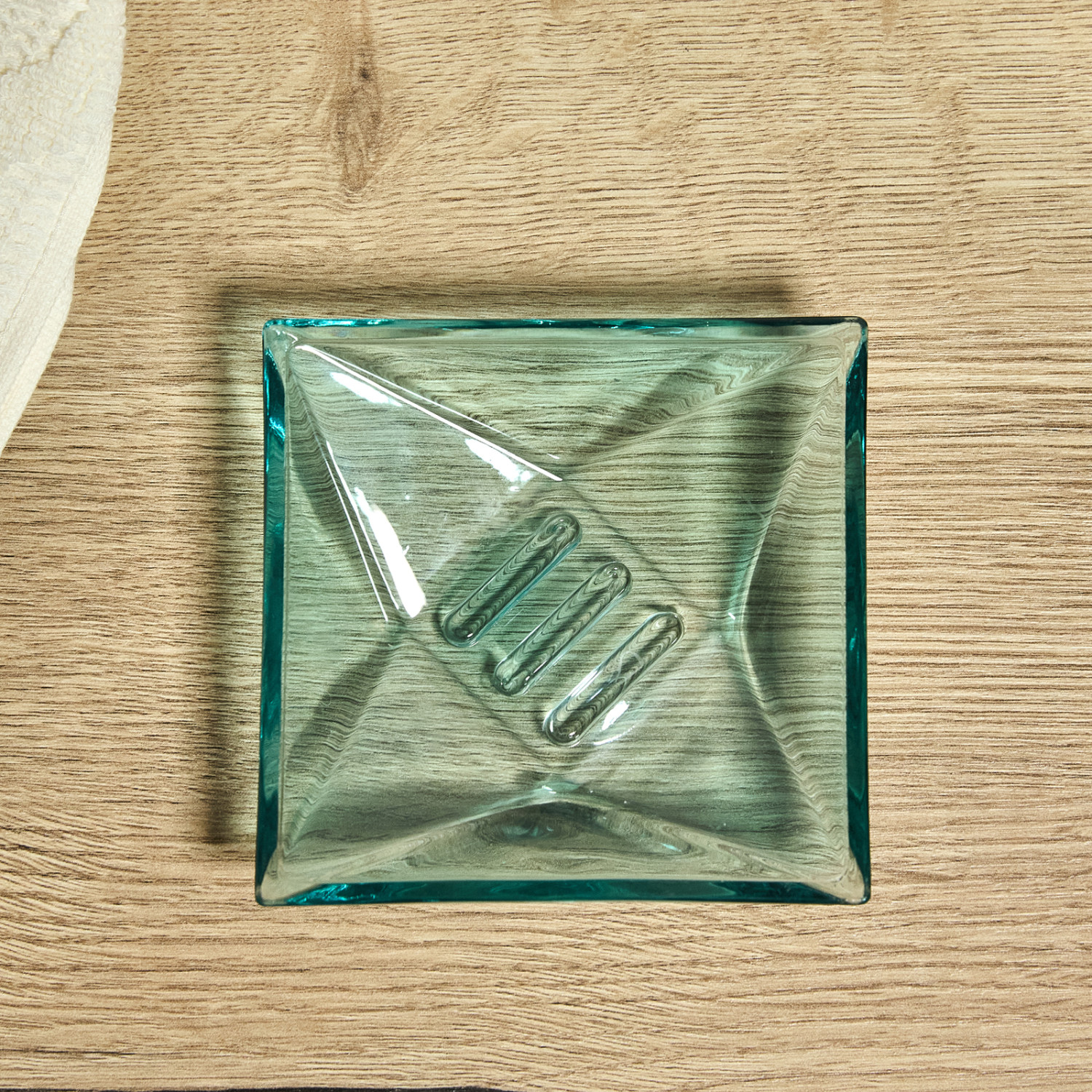 Мыльница Savona, зеленая - фото № 3