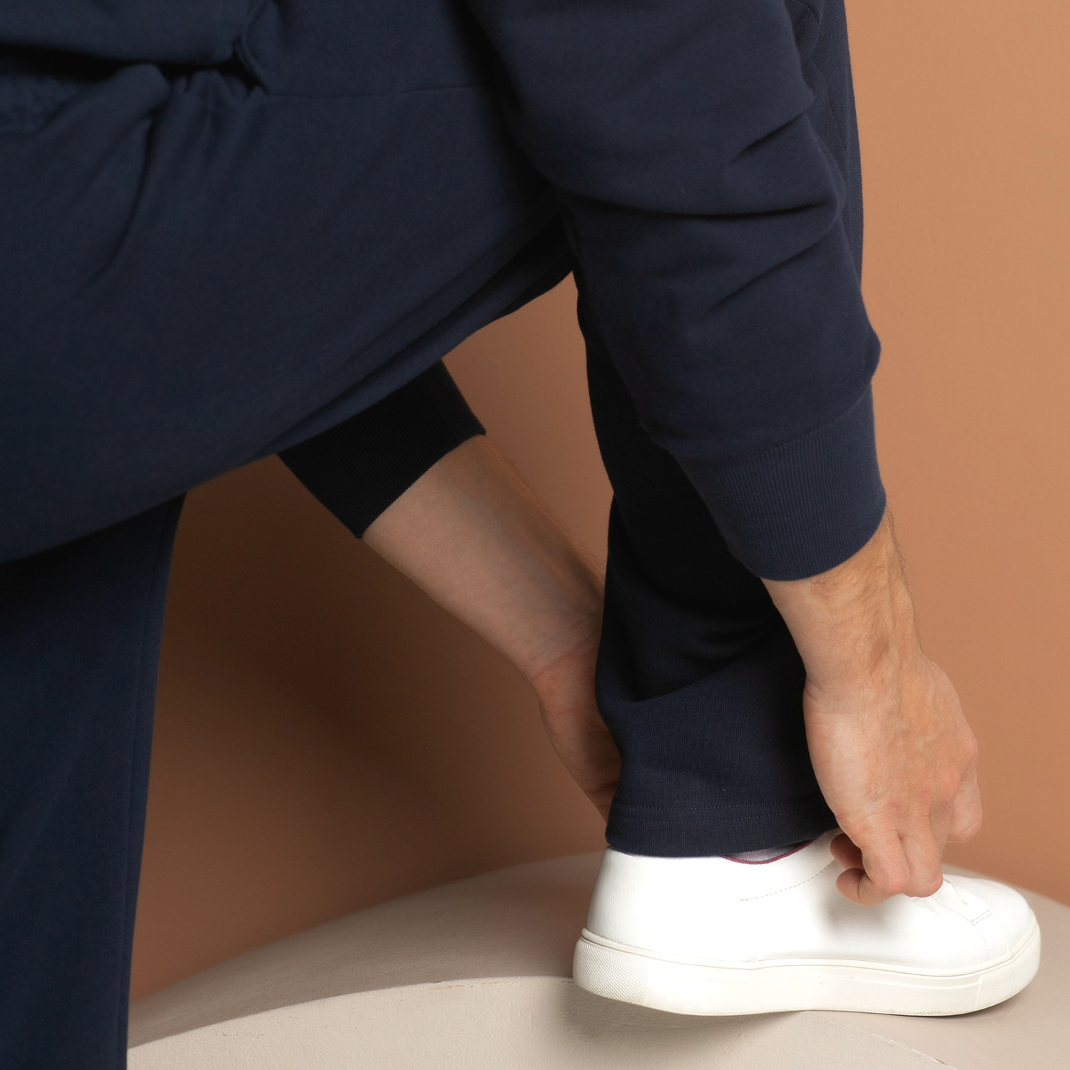 Брюки Массимо мужской/Massimo men, синие прямые - фото № 4