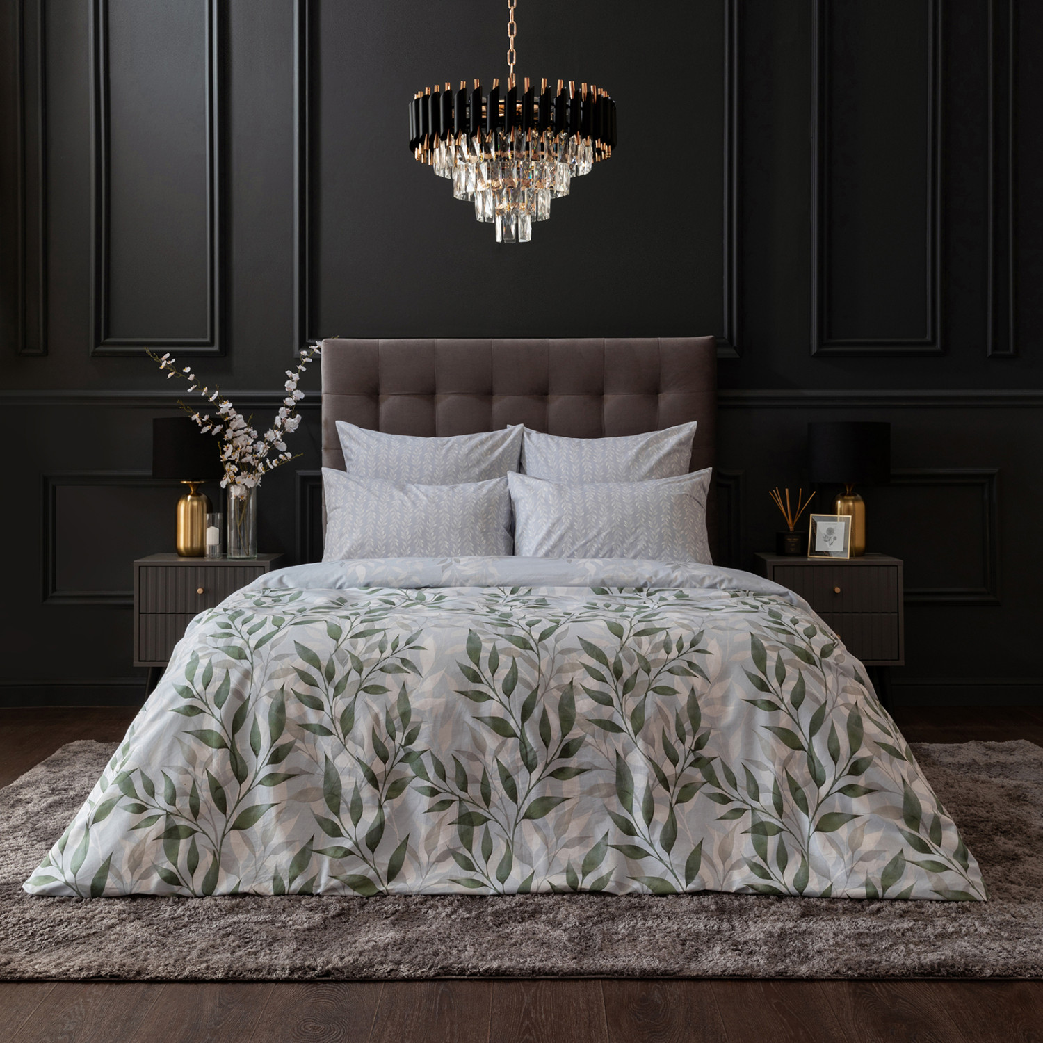 Постельное белье Зеленая симфония/Sinfonia verde - фото № 9