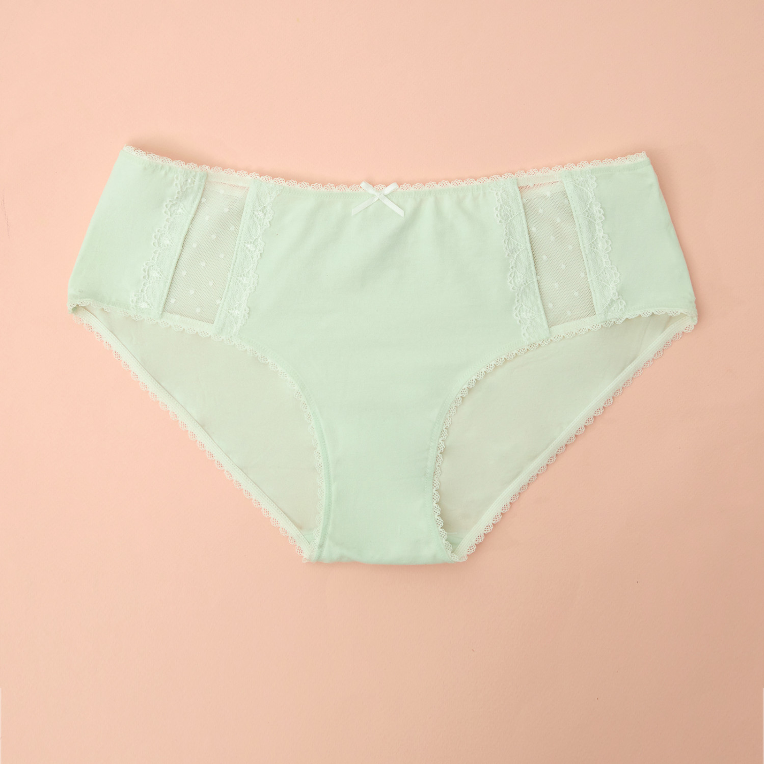 Набор трусов Maxi Slip, бежевый/голубой/зеленый - фото № 12