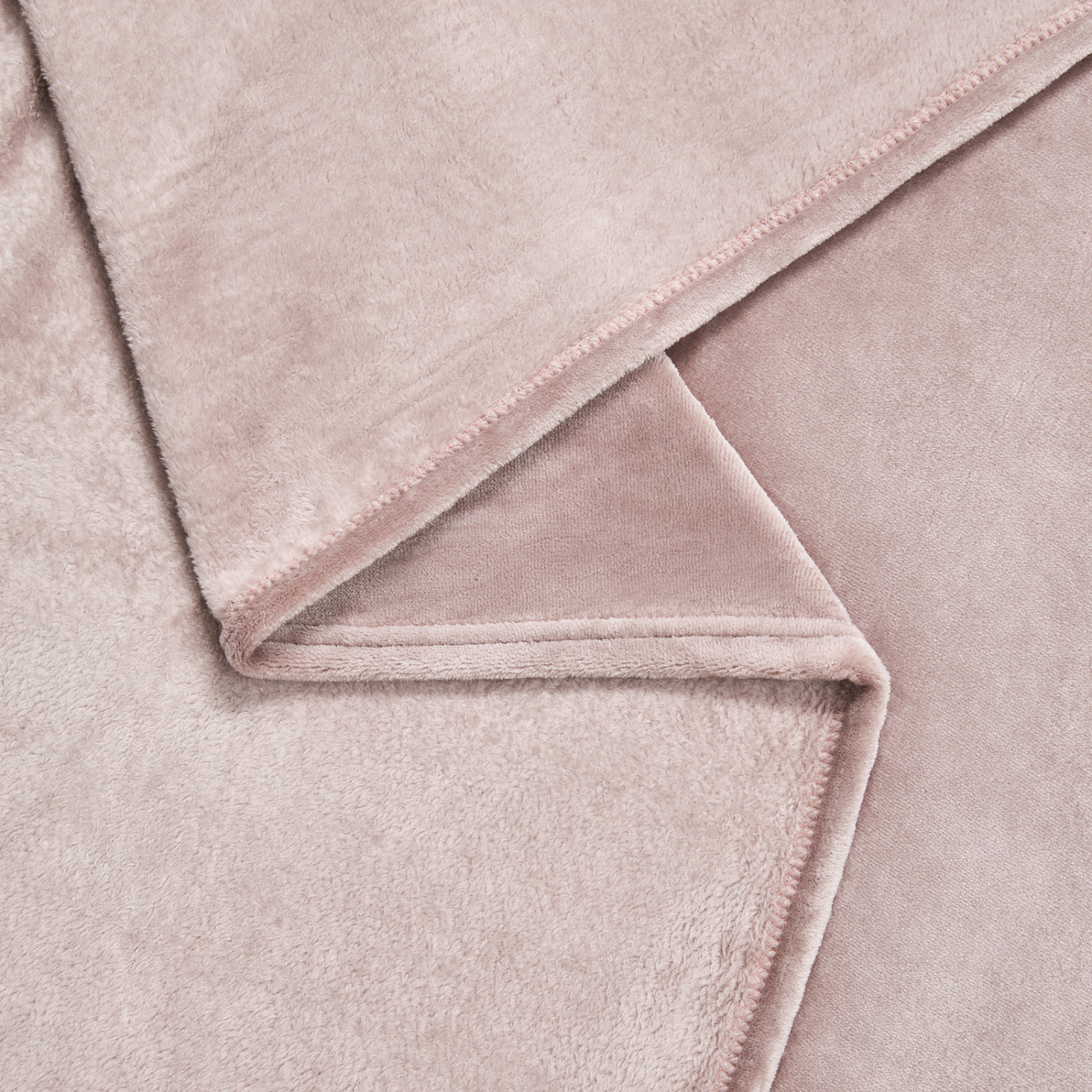 Плед Сверхмягкий/Supersoft, серо-розовый - фото № 4