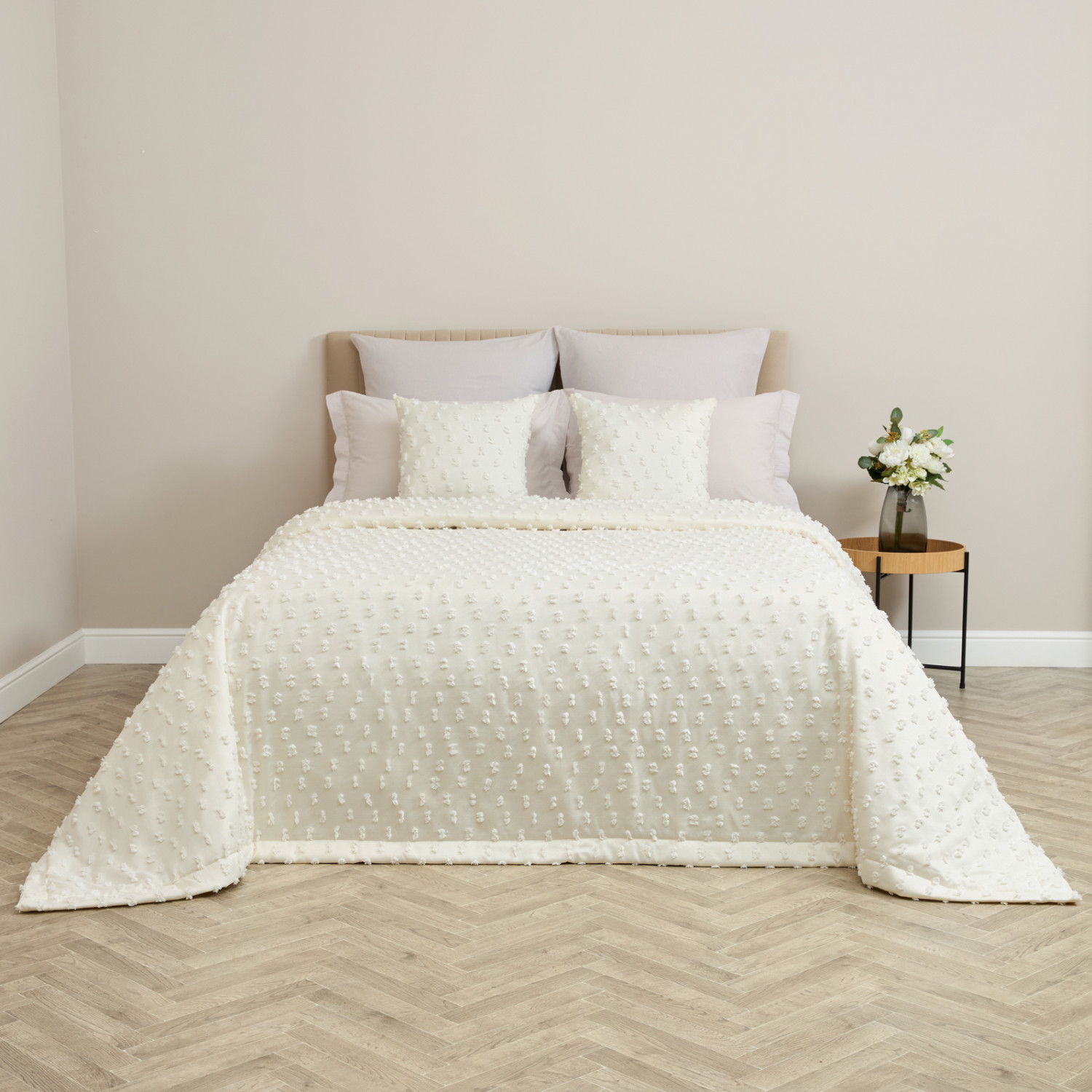 Покрывало Letizia, молочный - фото № 9