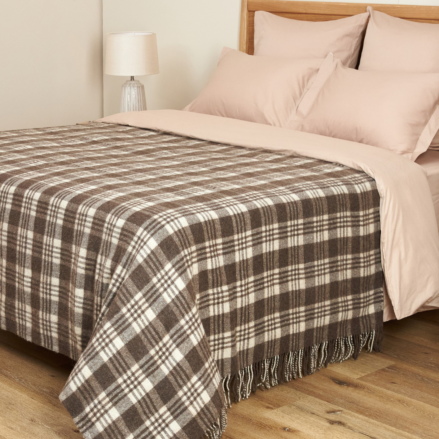 Плед Lana caliente, коричневый