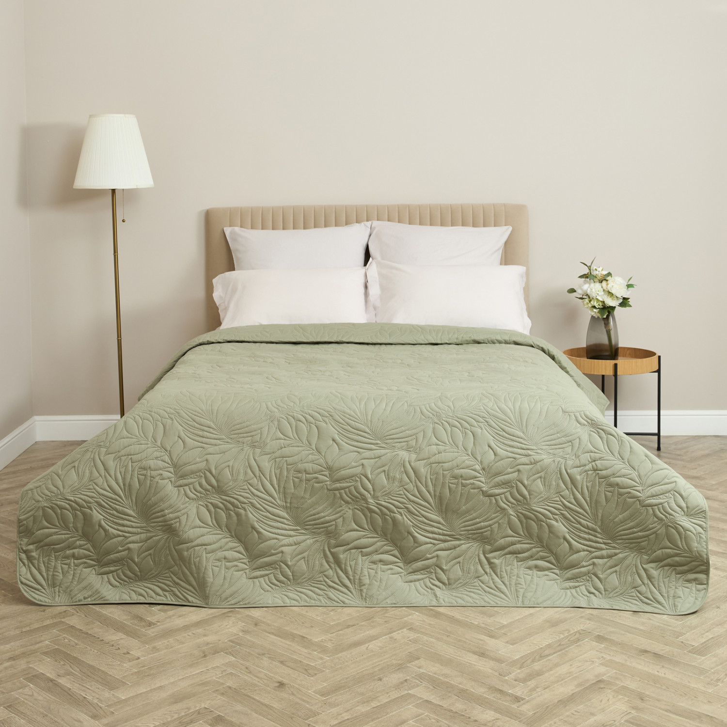 Покрывало Fogliare, олива - фото № 2