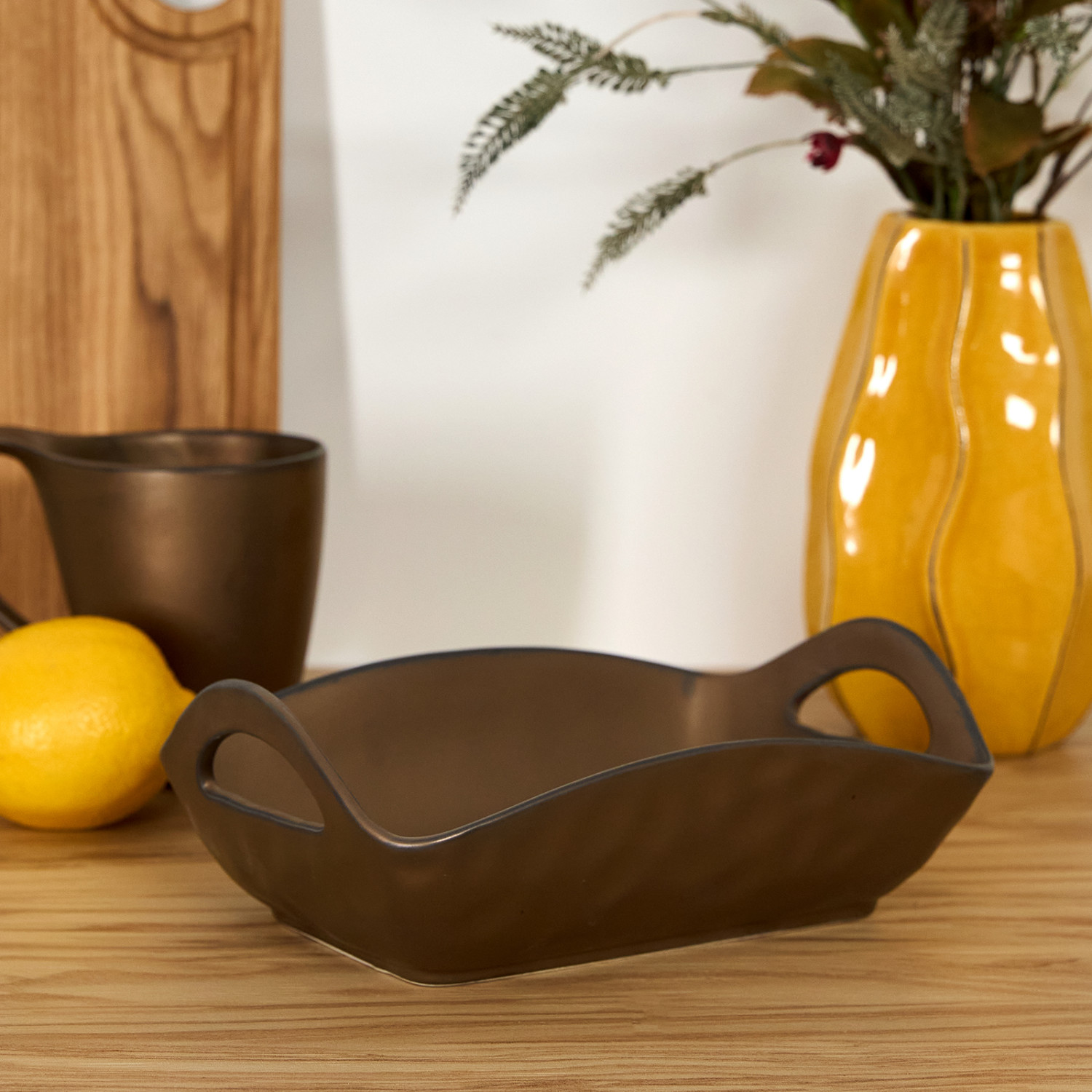 Блюдо с ручками Bronzo