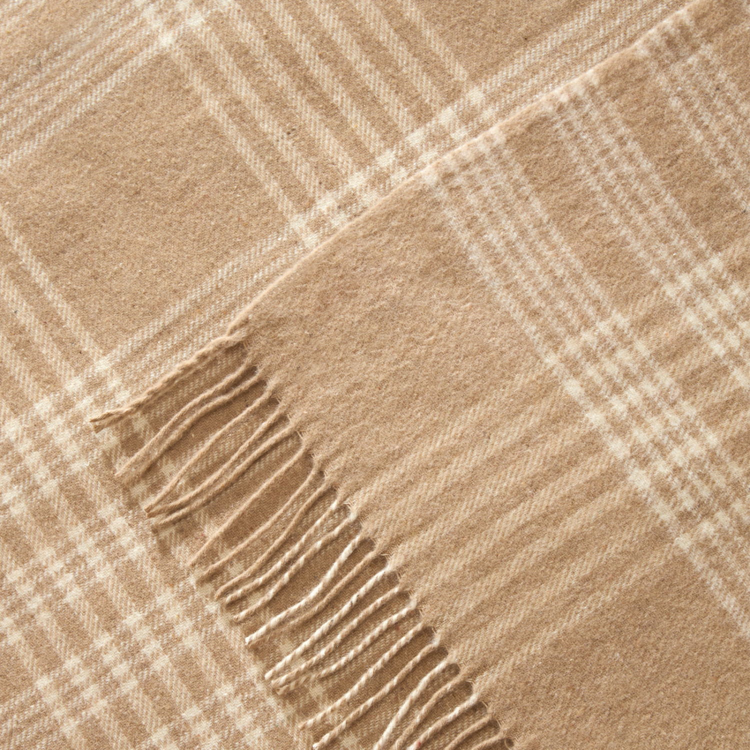 Плед Lana caliente, бежевый - фото № 5