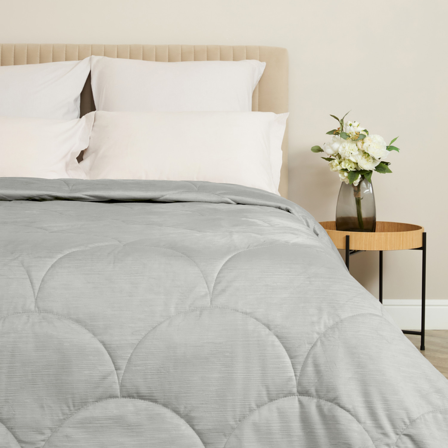 Покрывало Adelfa, серое - фото № 3