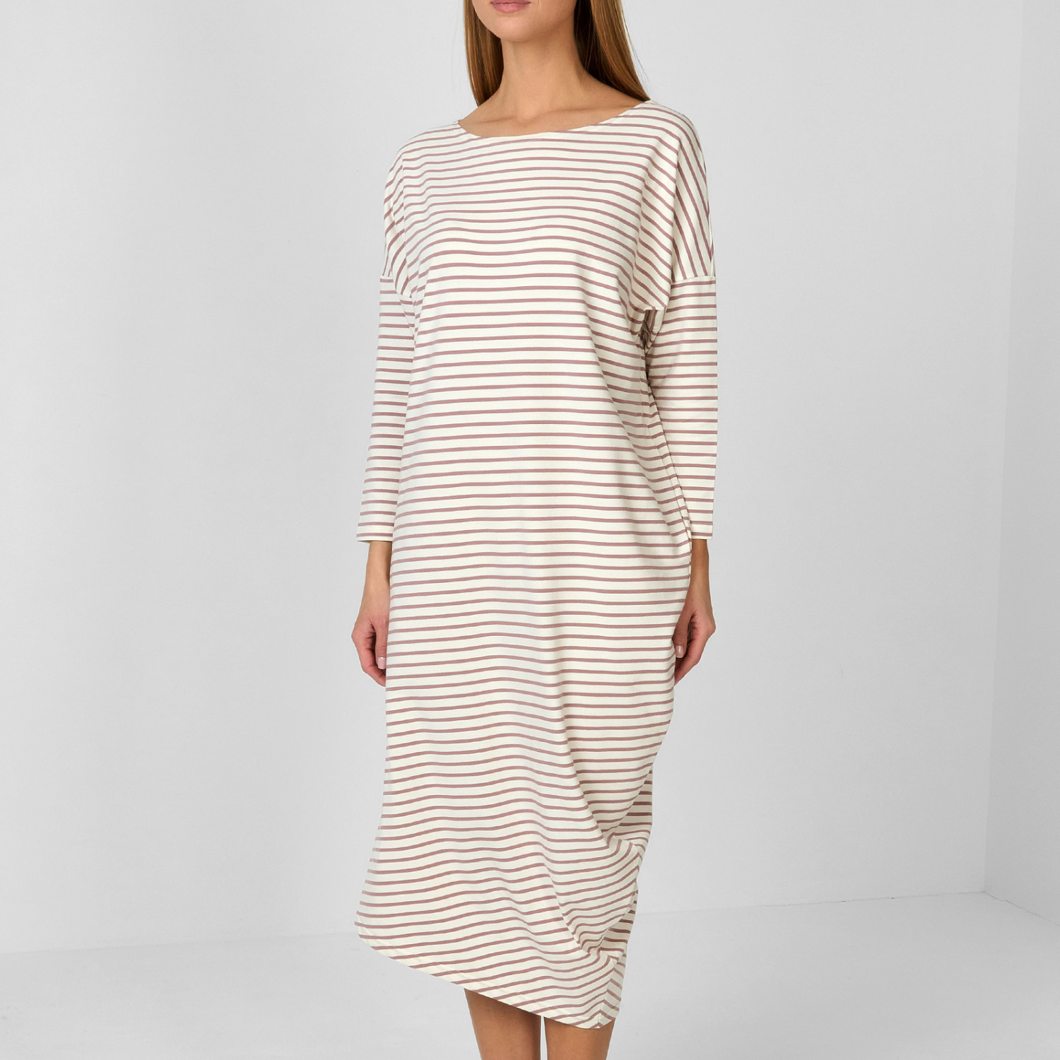 Платье Massimo, розовая полоска - фото № 3