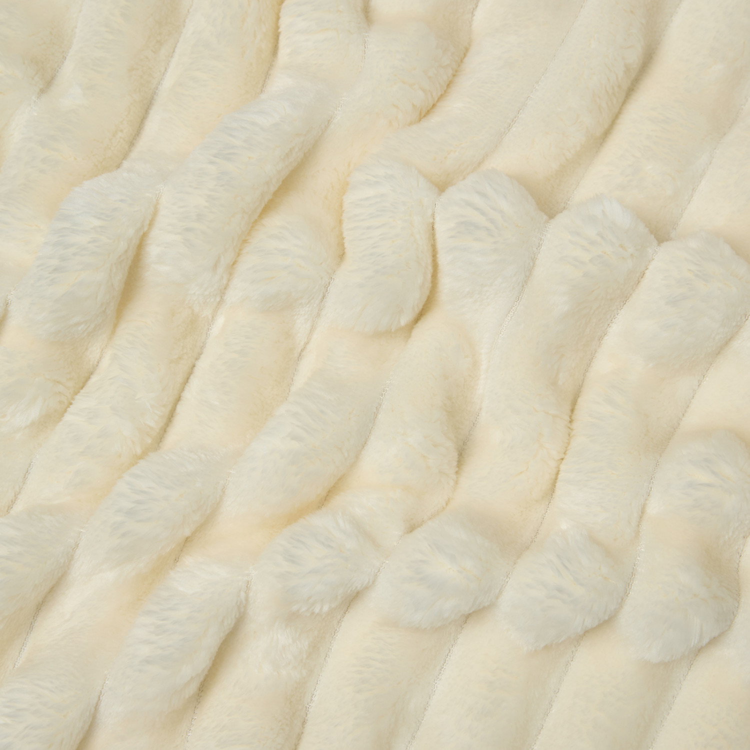 Плед Мягкая полоска/Soft strip, светлое молоко - фото № 4