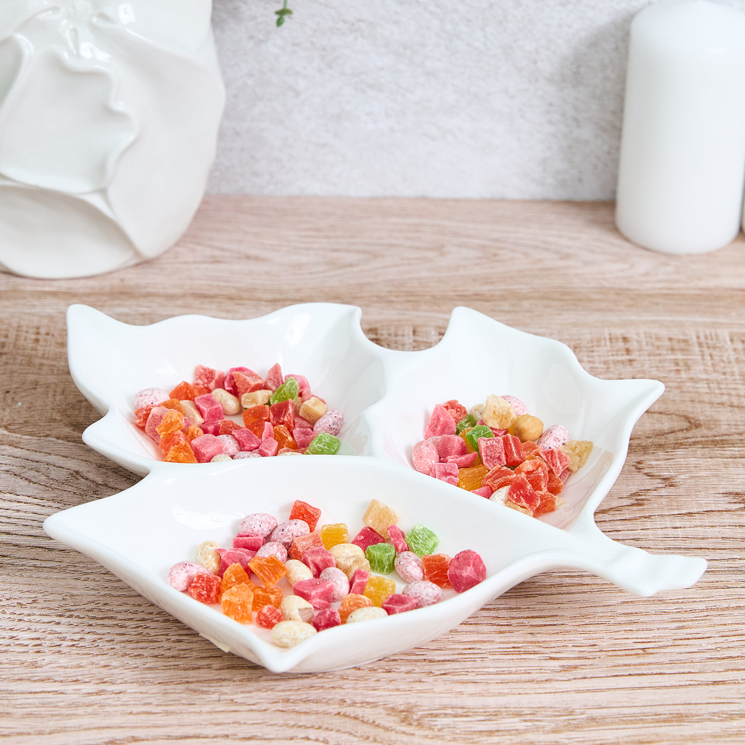 Менажница Marshmallows в виде листа