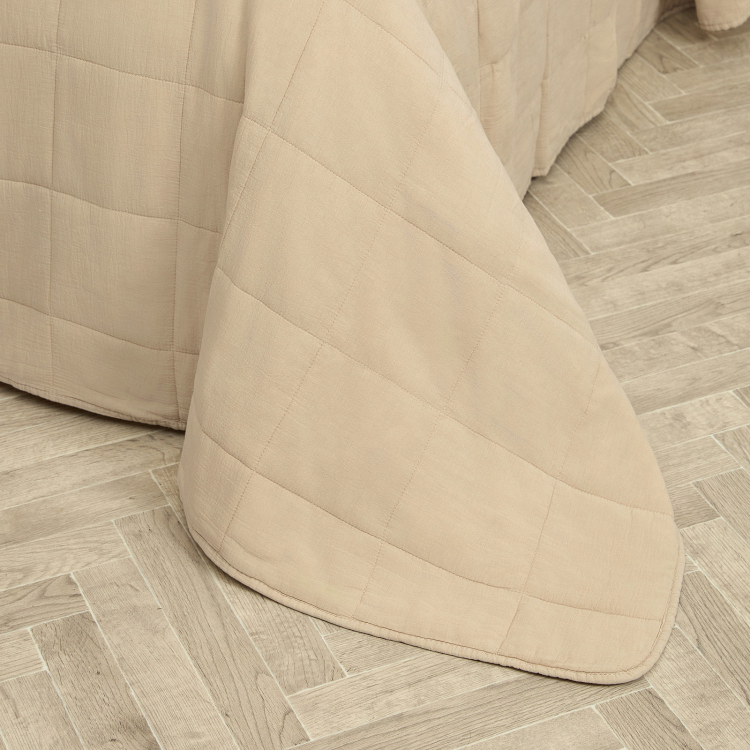 Покрывало Alda, бежевое - фото № 5