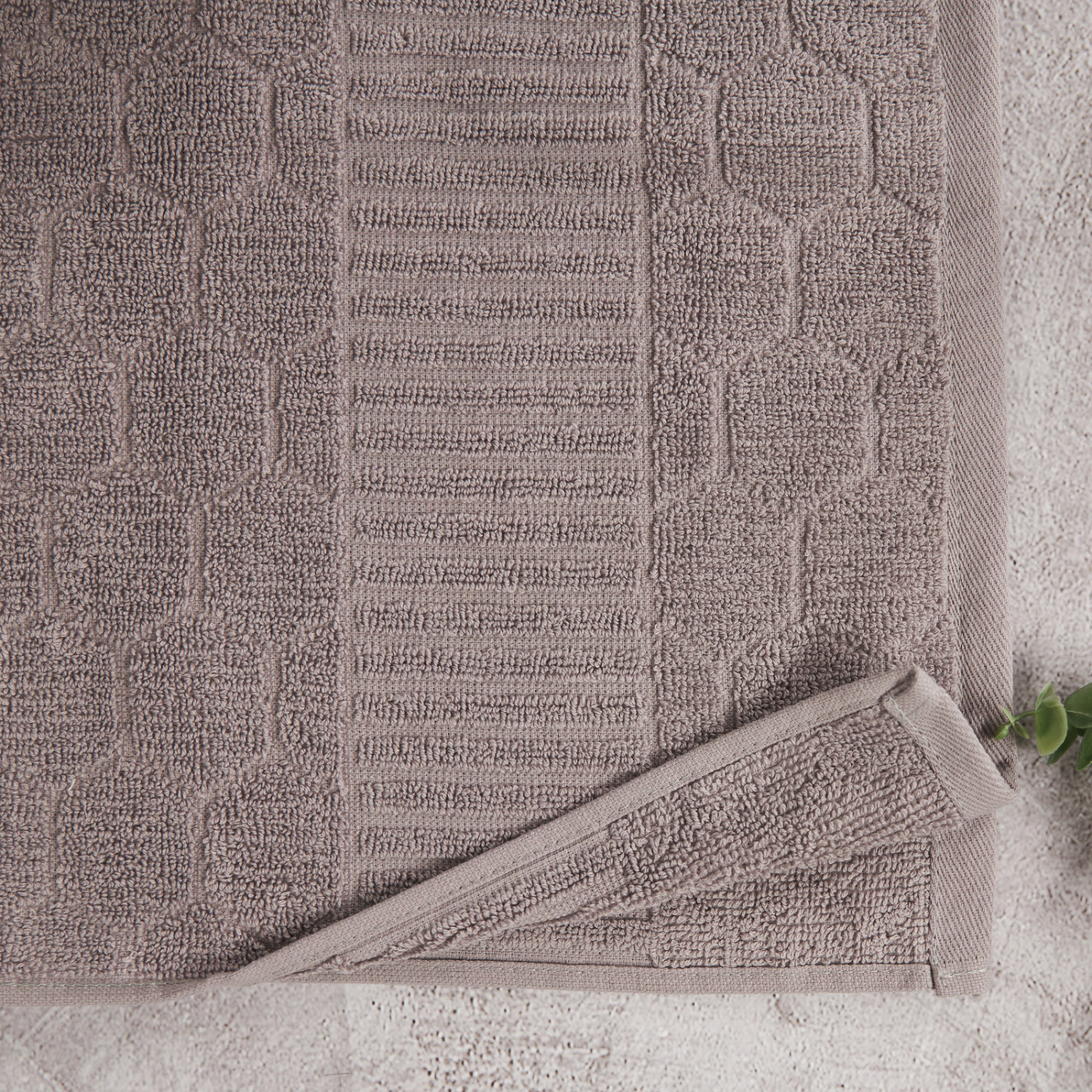 Полотенце махровое Зефир, сиреневое - фото № 5