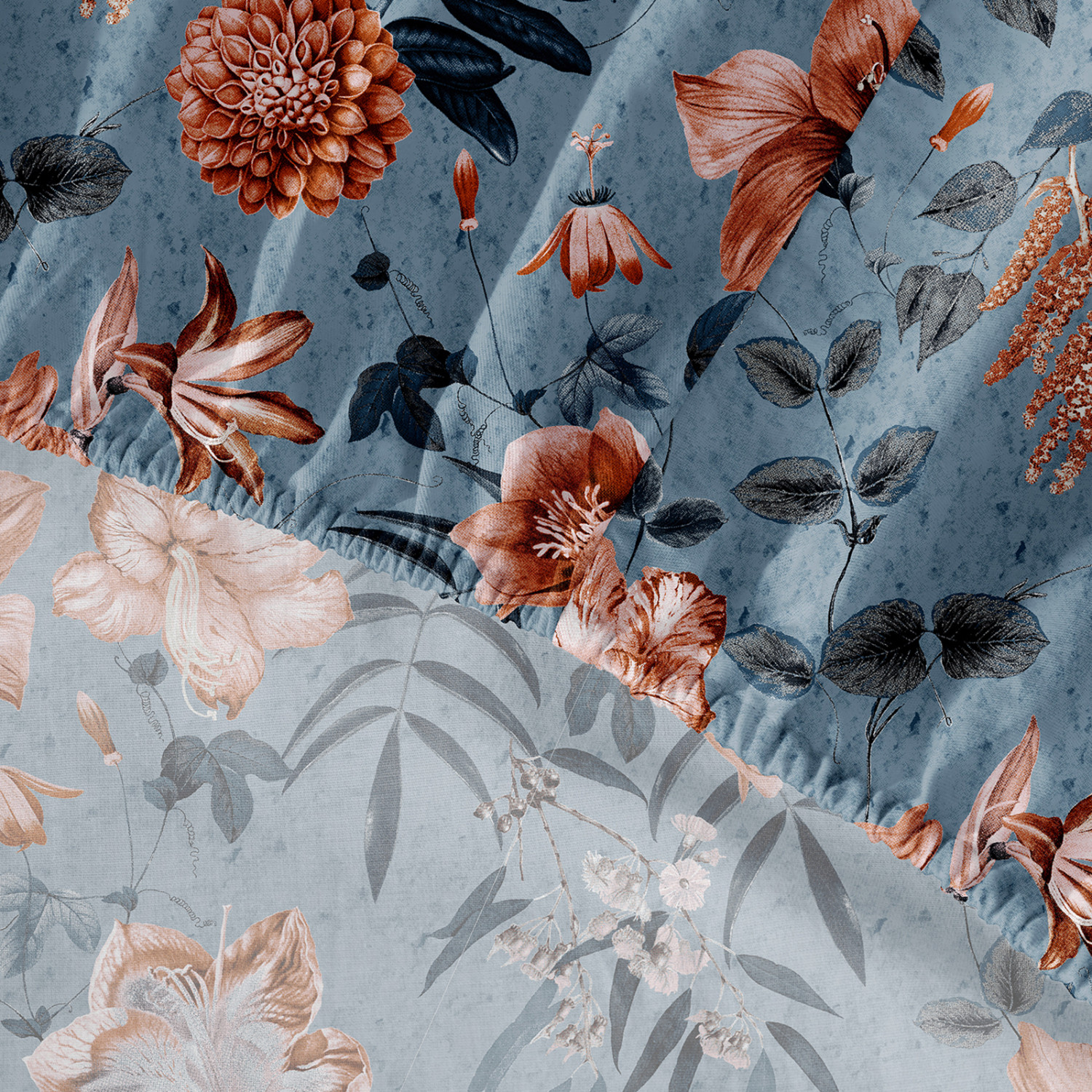 Простыня на резинке Бинаско/Binasco, мультиколор - фото № 3