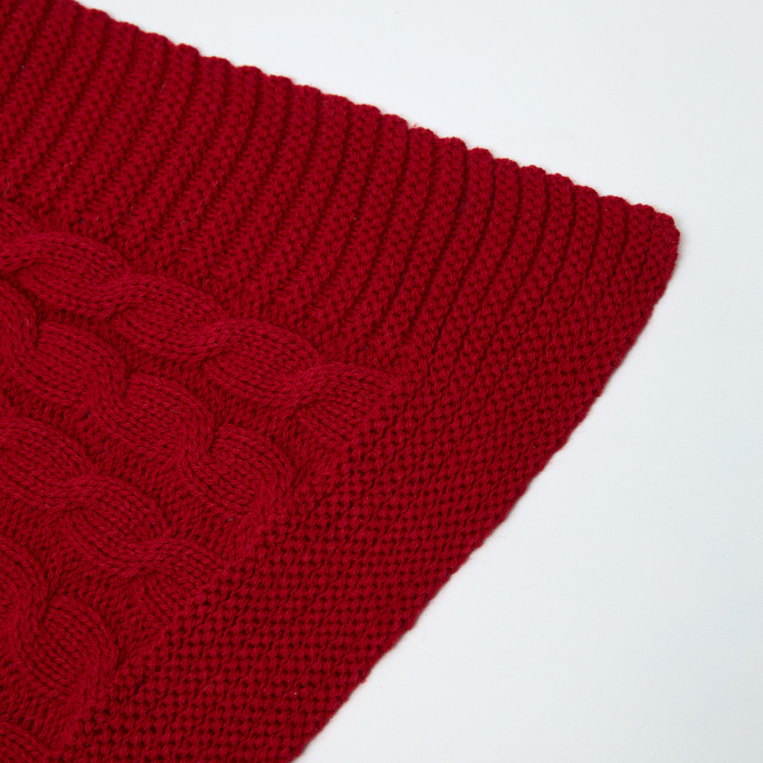 Плед Виллена/Villena, ярко-красный - фото № 3