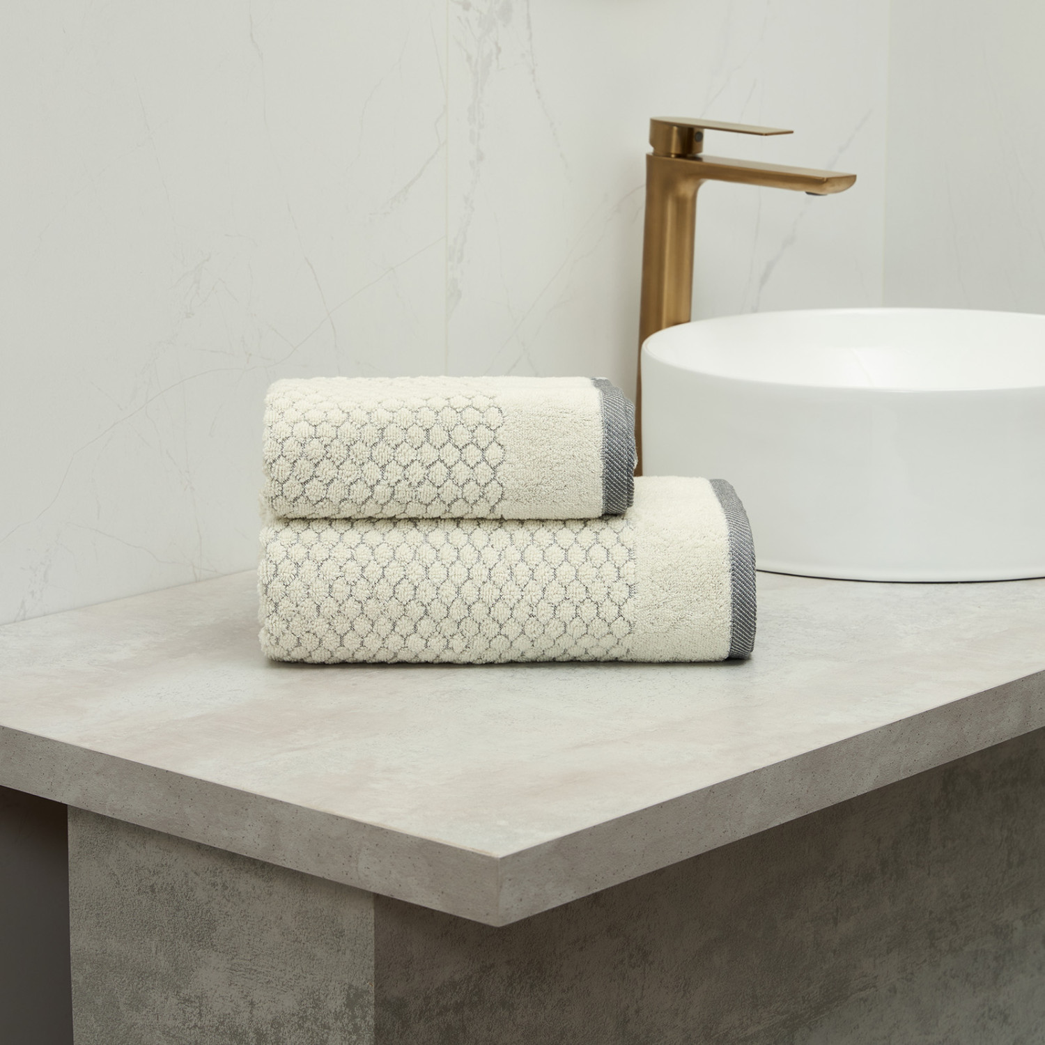 Полотенце махровое Джироламо/Girolamo, серое - фото № 6