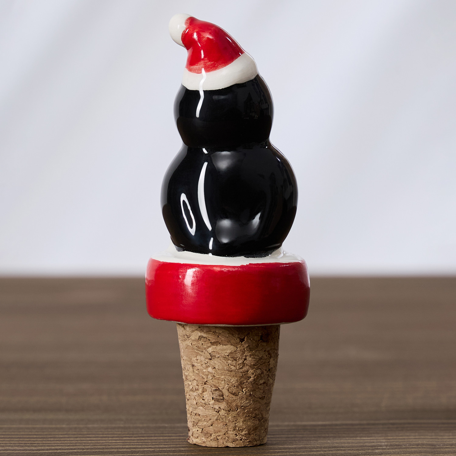 Пробка для вина Christmas jam, пингвин - фото № 3
