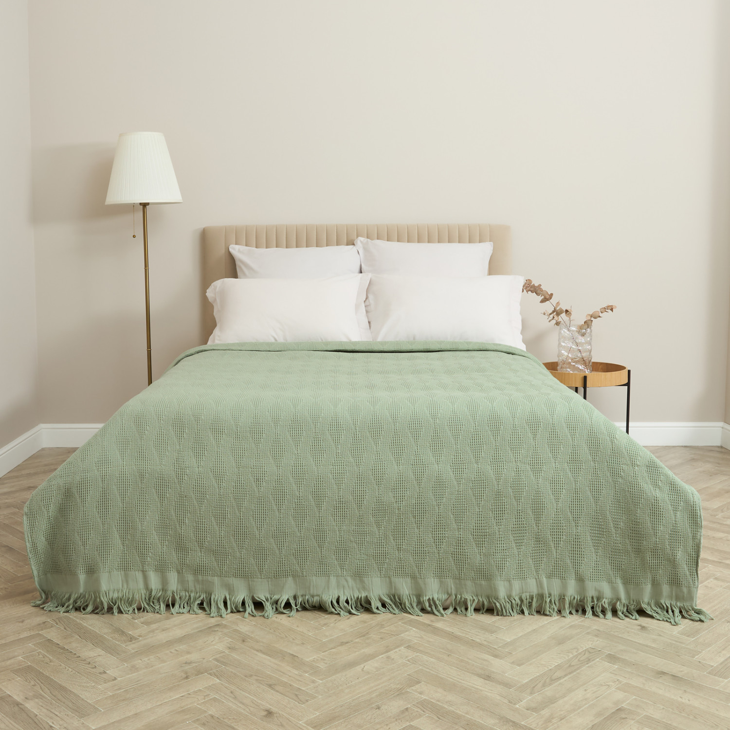 Покрывало Cialda, зеленое