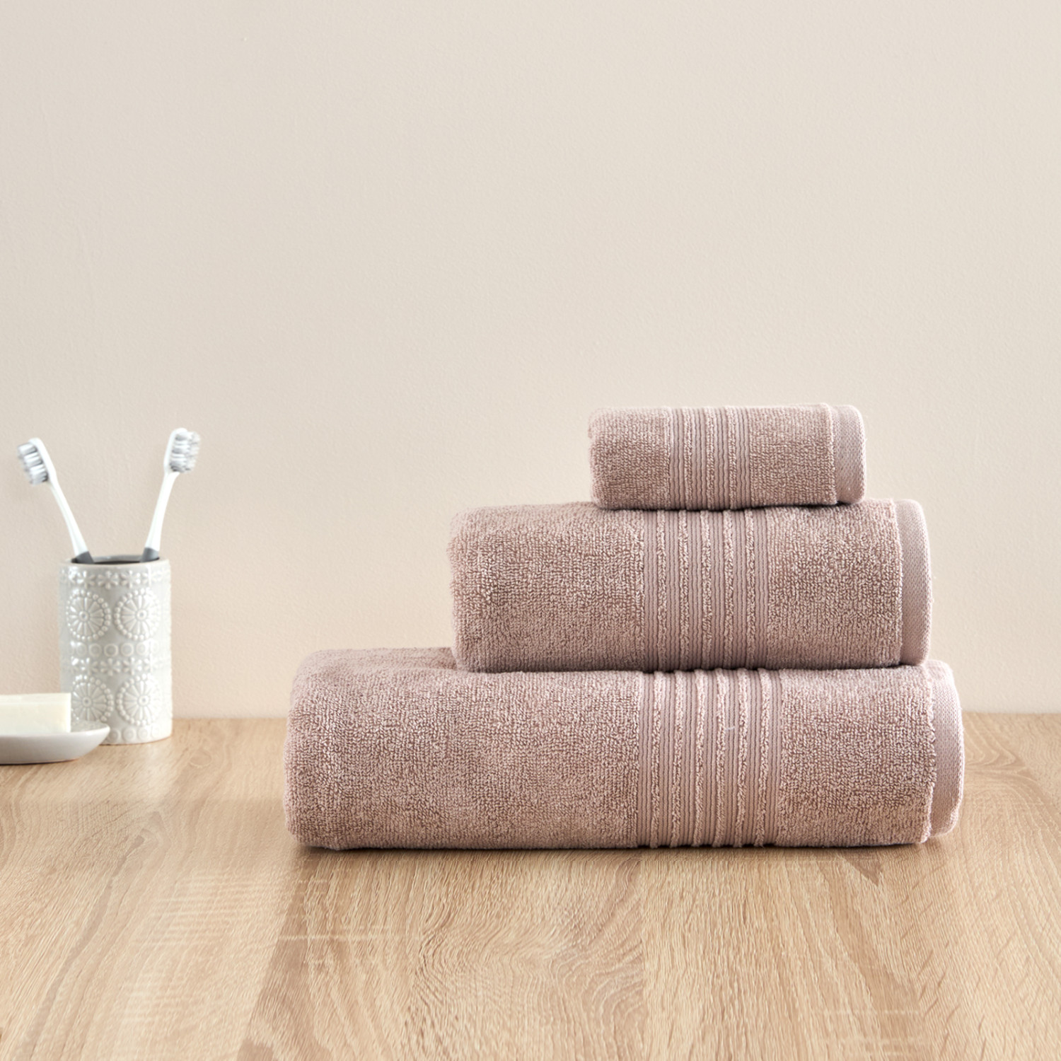 Полотенце махровое Fiorenza, каштан - фото № 7