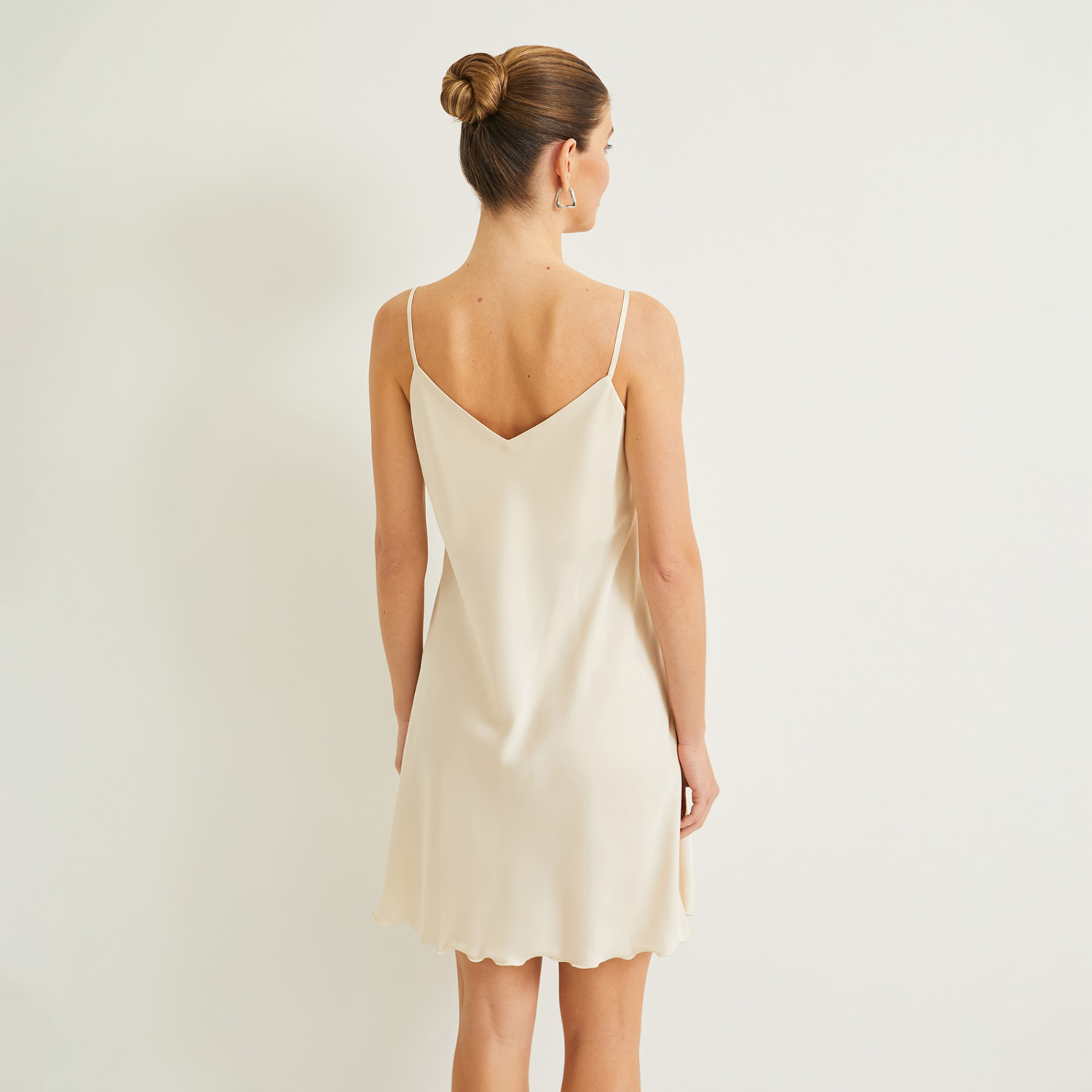 Сорочка Алисма/Alisma, экрю - фото № 3