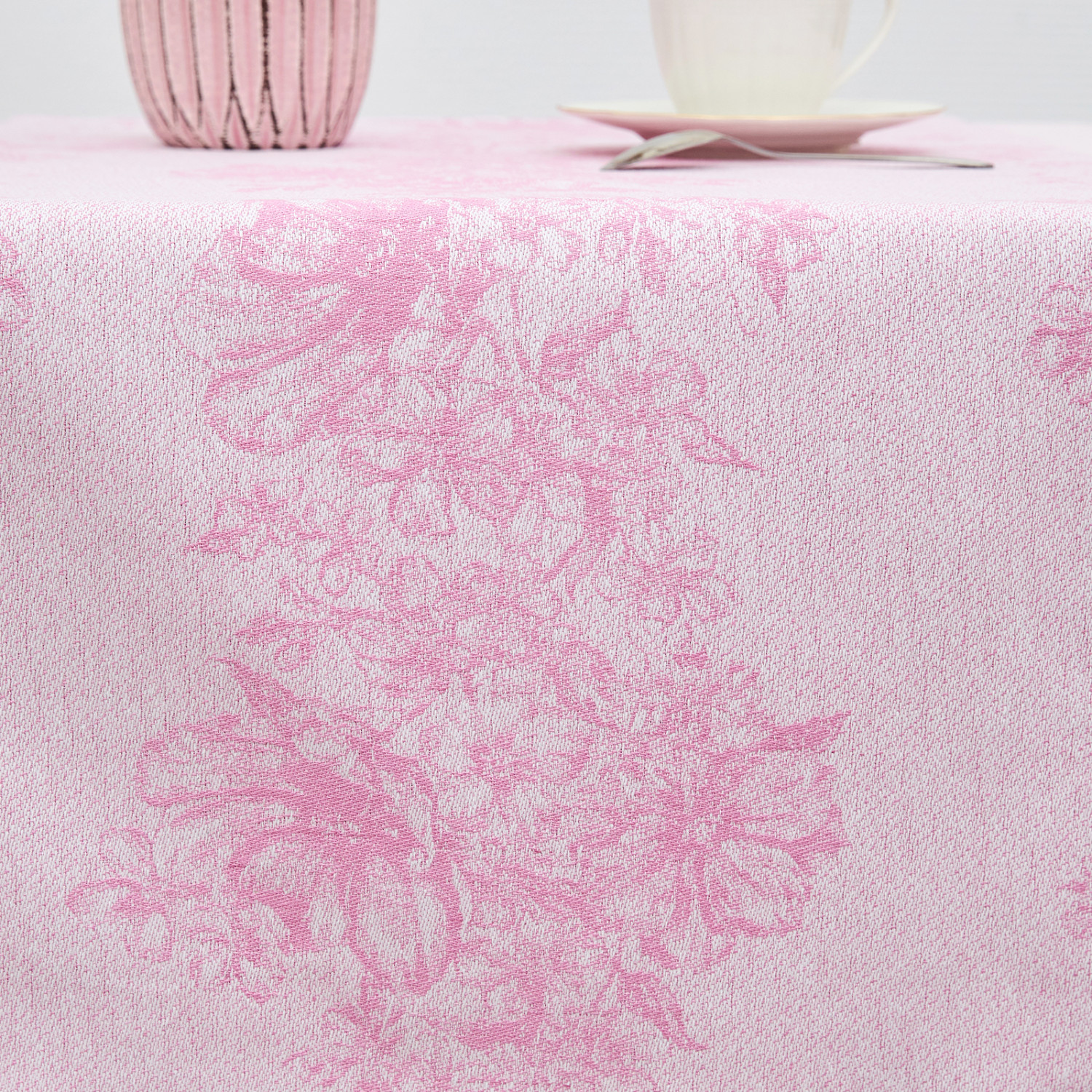 Скатерть-дорожка Milfler, розовая - фото № 4