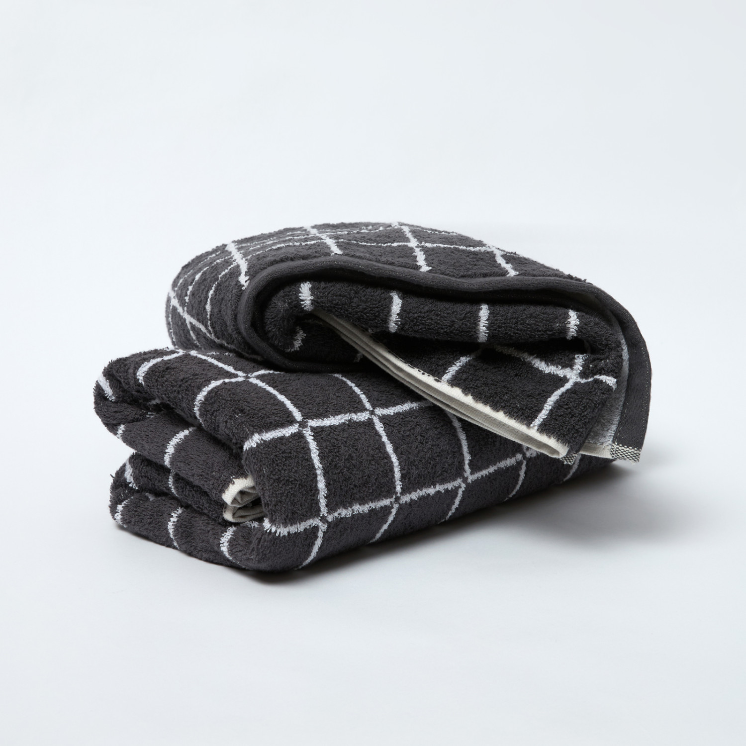 Комплект махровых полотенец Большая клетка/Gabbia larga II - фото № 2