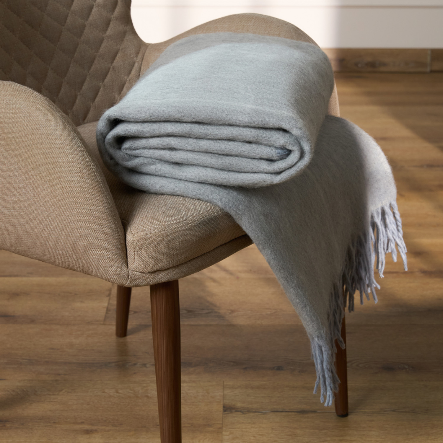 Плед Liconi, серый - фото № 2