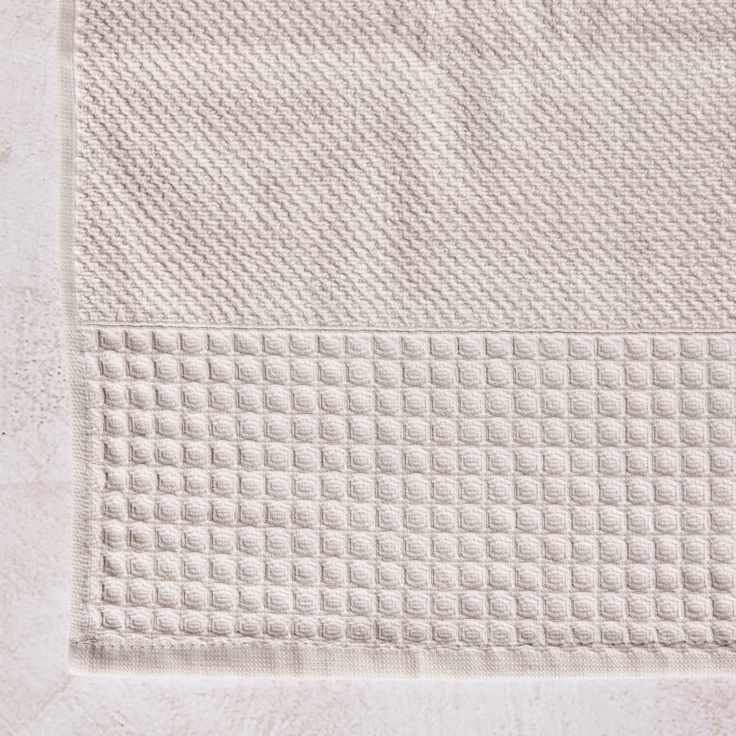 Полотенце махровое Cecile, серое - фото № 3