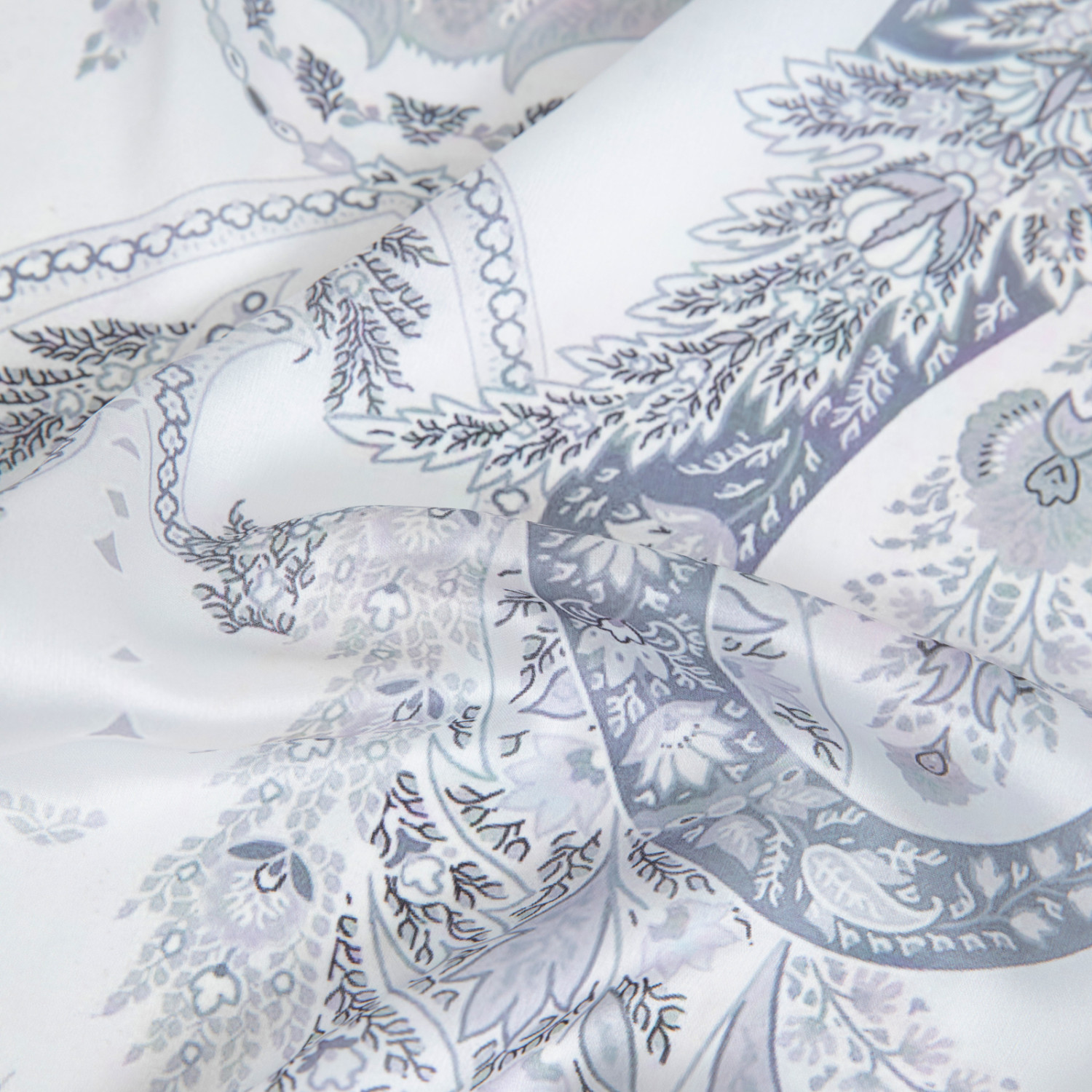 Платок шейный Divina, серый - фото № 5