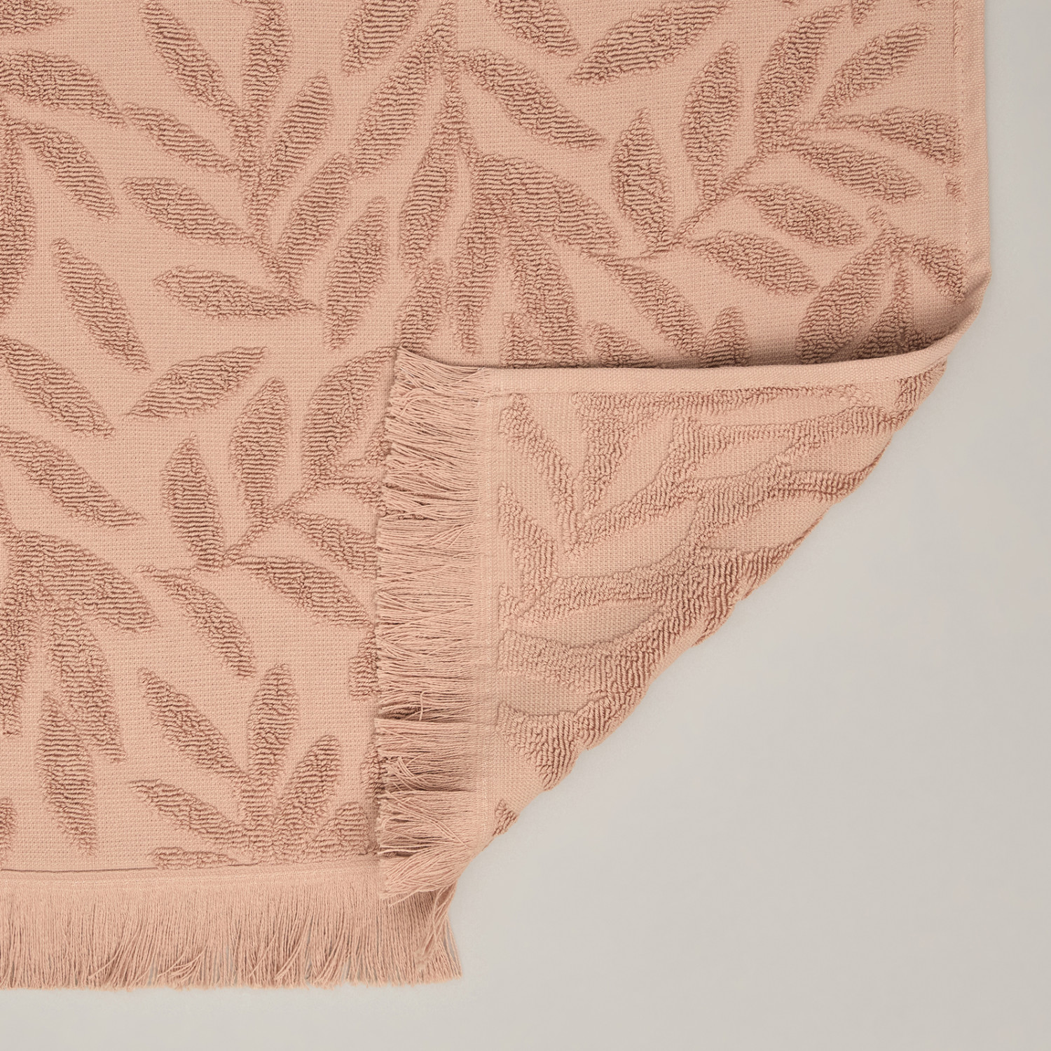 Полотенце махровое Цветение/Fioritura, бежевое - фото № 5