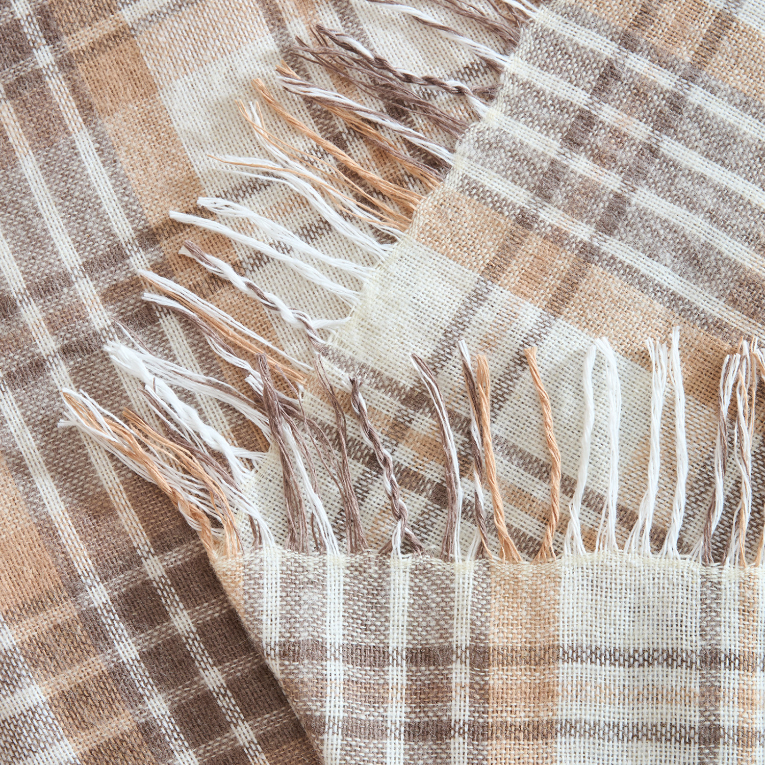 Плед Cellule, бежевый - фото № 7